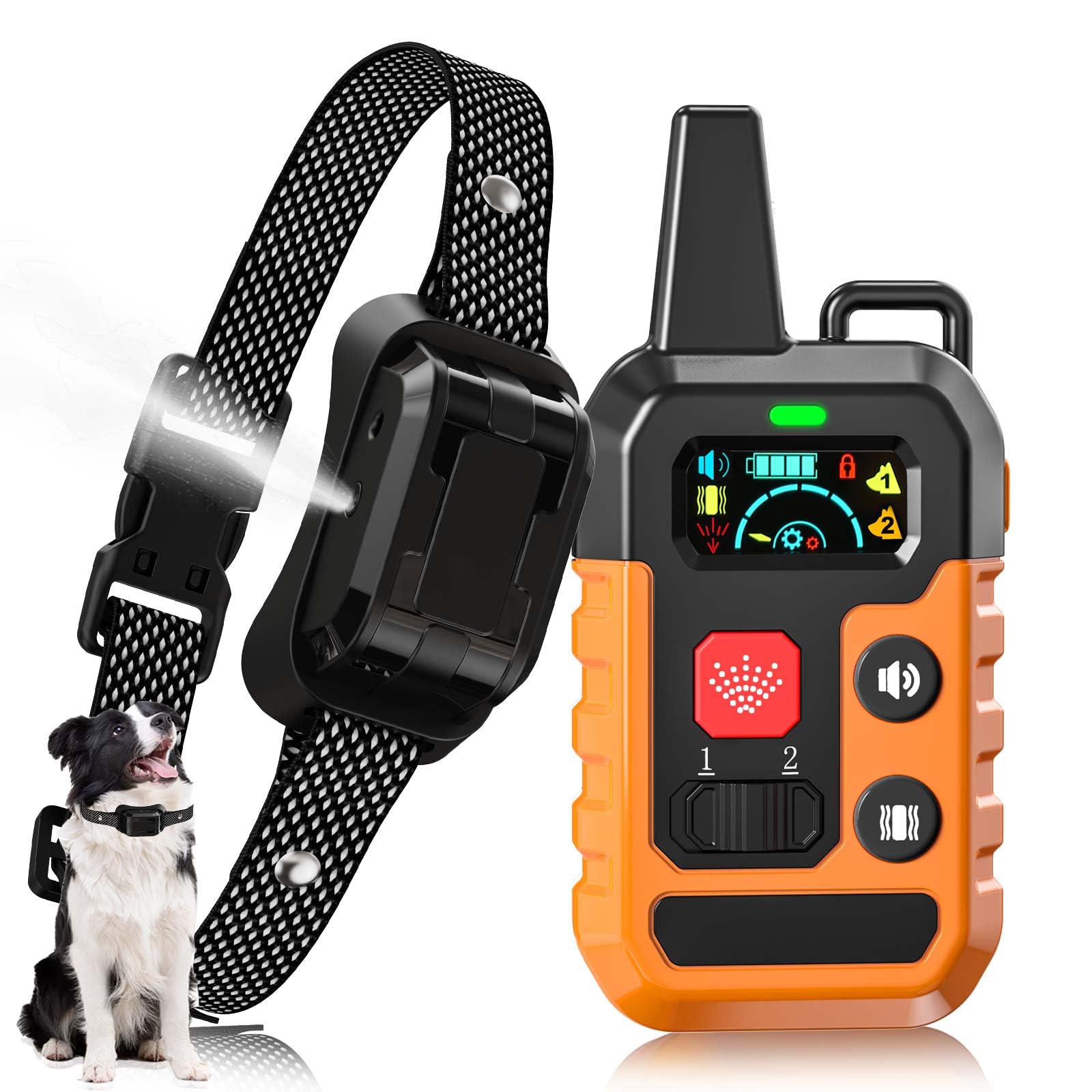 Citronella Training Collar For Dog, [No Citronella Refill] Spray Dog Training Collar With Beep/Vibration/Spray 4 Mode & 6 Adjust