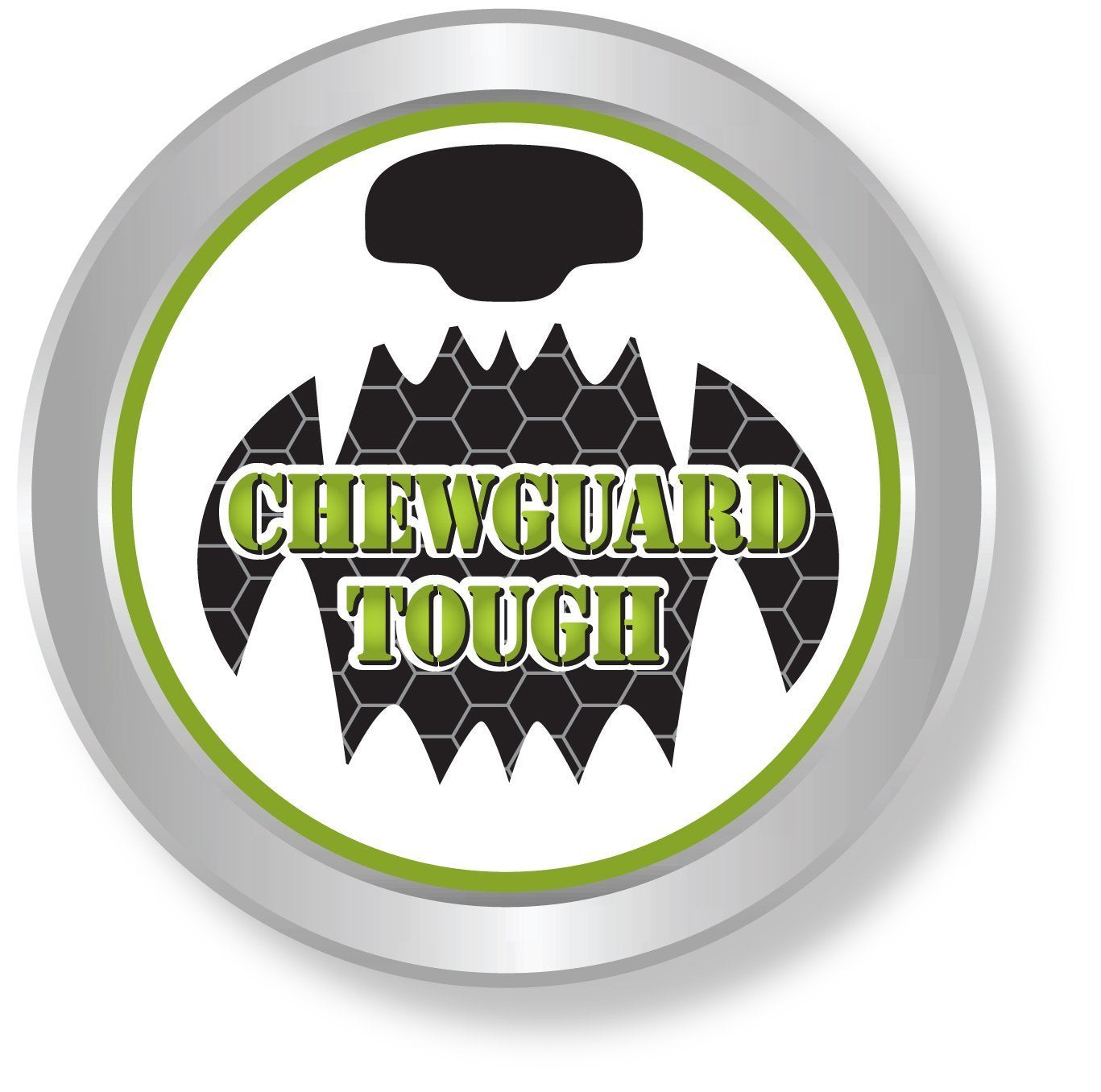 Godog Dinos Frills Squeaky Plush Dog Toy, Chew Guard Technology - Gray, Large