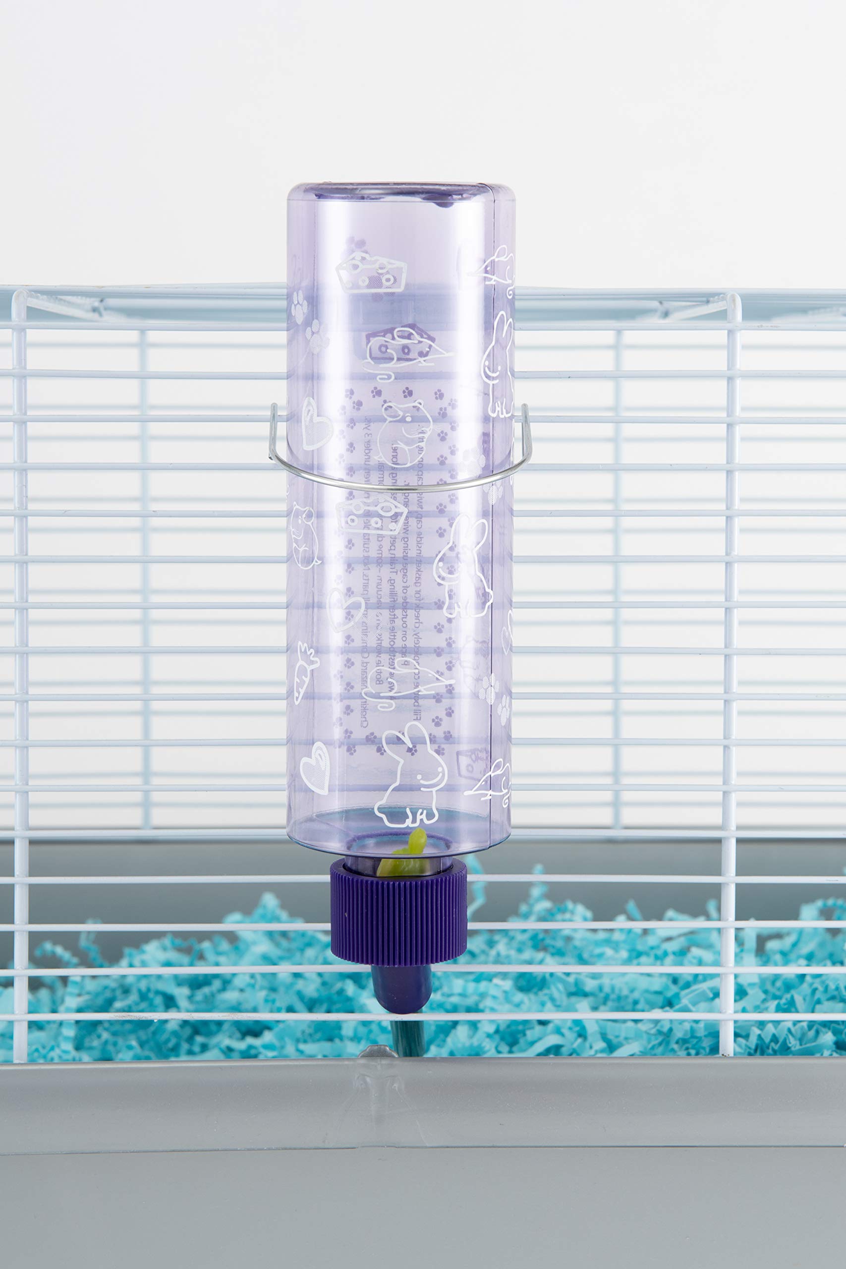 Lixit Standard Cage Water Bottles For Rabbits, Ferrets, Guinea Pigs, Hamsters, Rats, Mice And Other Small Animal'S (8 Ounce, Pur