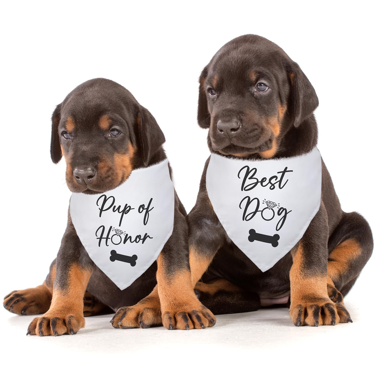 Pup Of Honor Best Dog Bandana Wedding Dog Bandana Bridal Party Wedding Engagement Photo Prop Pet Scarf Accessories For Dog Lover