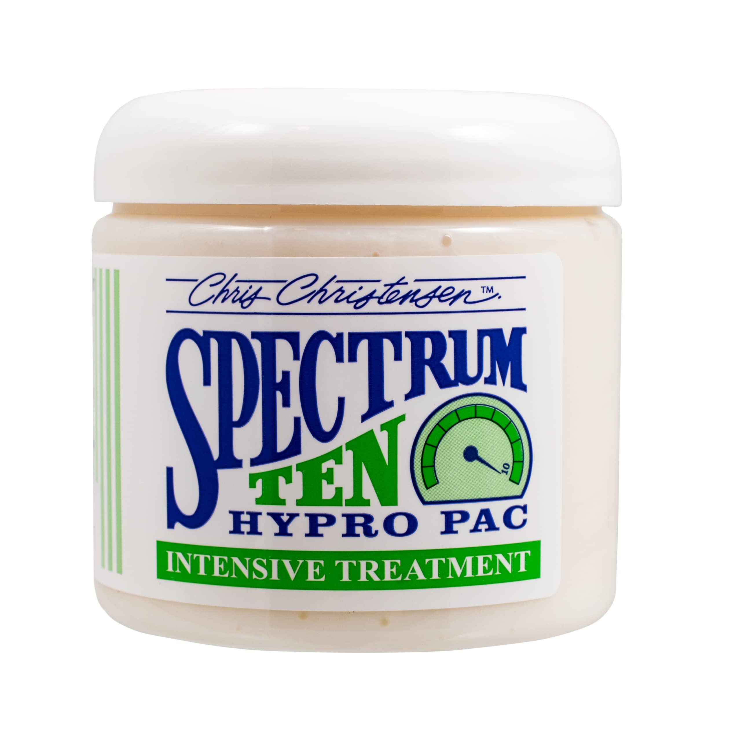 Chris Christensen Spectrum Ten Hydro Pac, Groom Like A Professional, Gentle Cleansing, 16 Oz. Jar