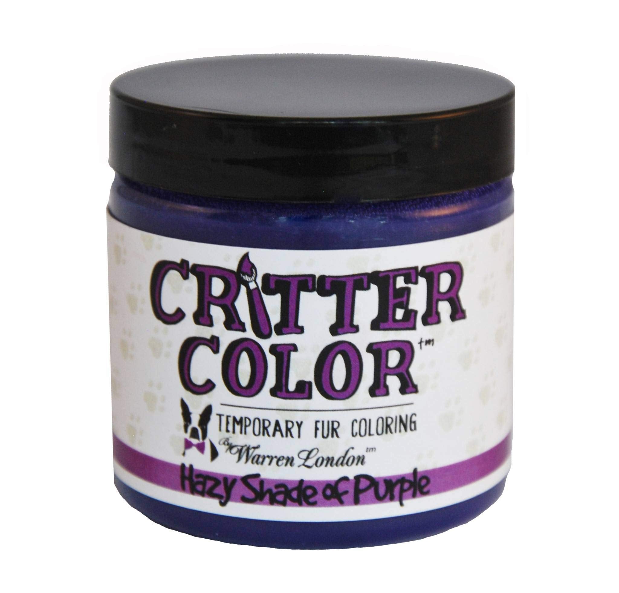 Critter Color Temporary Pet Fur Coloring- Warren London- Easy To Use- 7 Colors- Made in USA- Purple