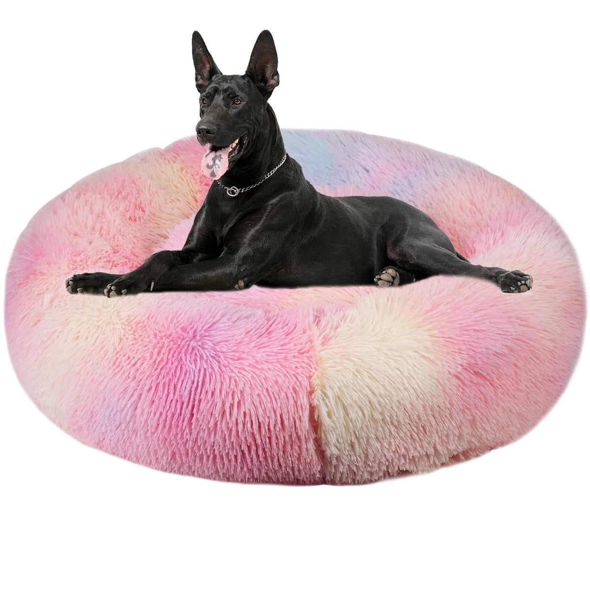 Nisrada Dog Bed For Small Medium Large Dogs, 27 Inch Calming Dogs Bed, Washable-Round Cozy Soft Pet Bed For Puppy And Kitten Wit