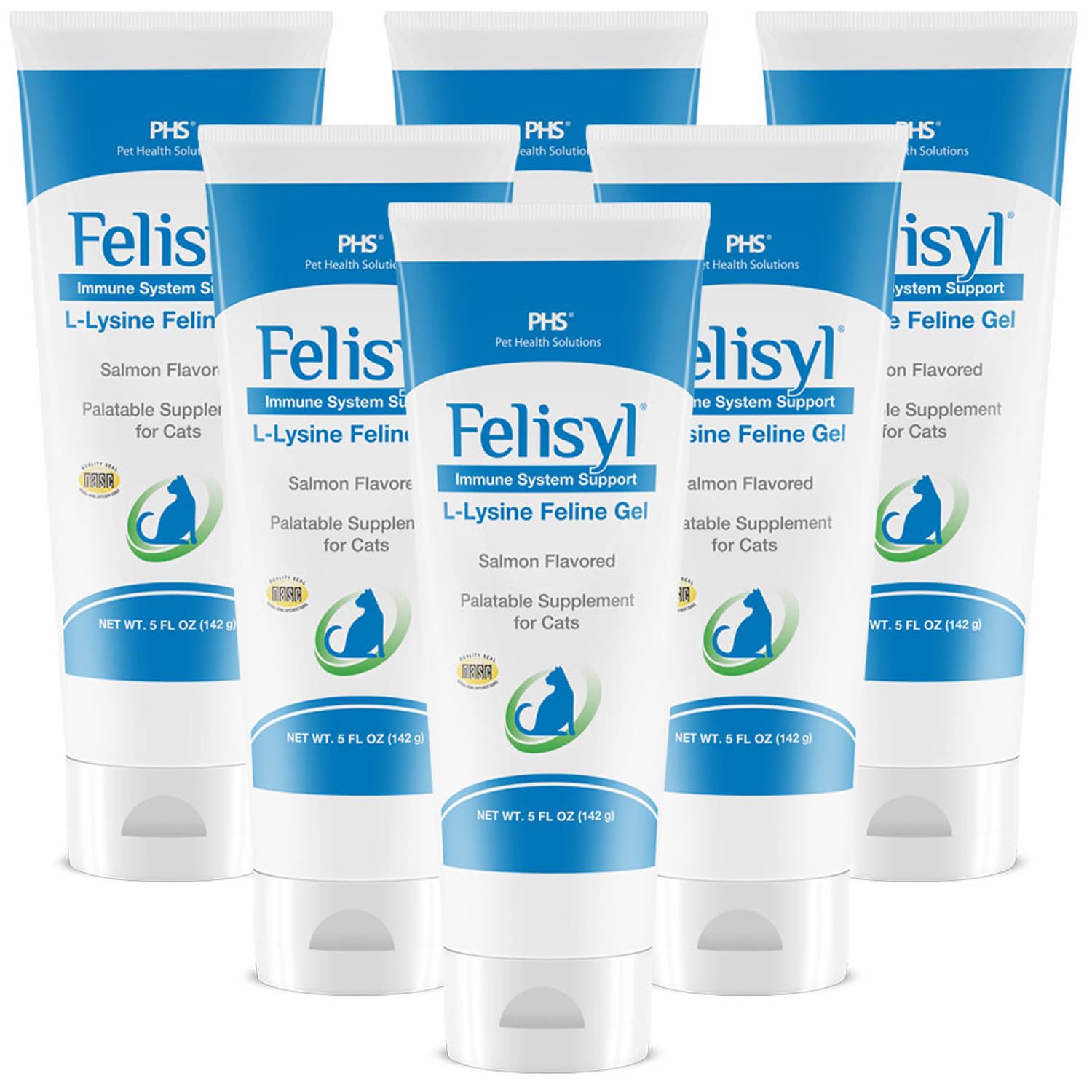 Felisyl L-Lysine Gel for Cats (5oz) - Supports Immune, Respiratory, and Eye Health. Eases Sneezing, Runny Nose, and Watery Eyes.