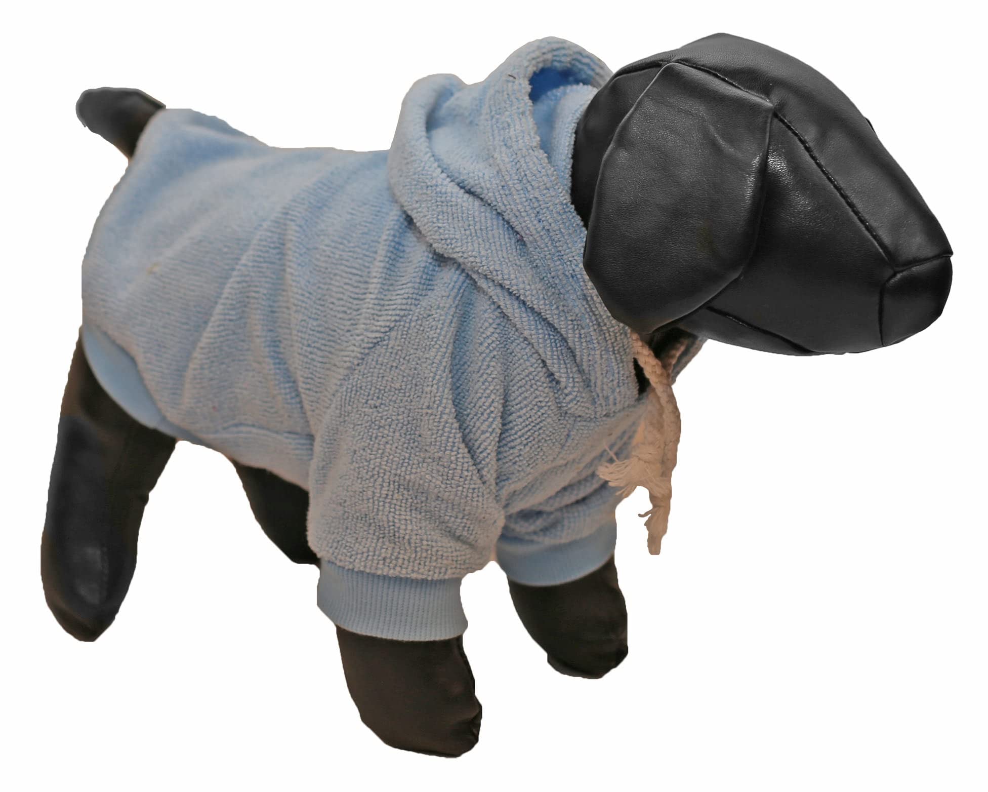 Pet Life ® French Terry Hooded Dog Sweater - Machine Washable Dog Hoodie Made with Ultra-Soft Material - Pet Sweater Features Hook-and-Loop Closures for Convenient on and Off Access