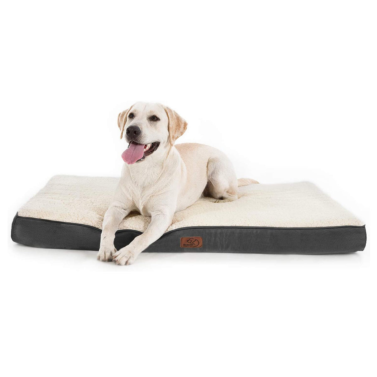 Bedsure Dog Bed For Large Dogs - Orthopedic Waterproof Puppy Beds With Removable Washable Cover, Egg Crate Foam Pet Mat, Suitable For Pet Up To 65 Lbs