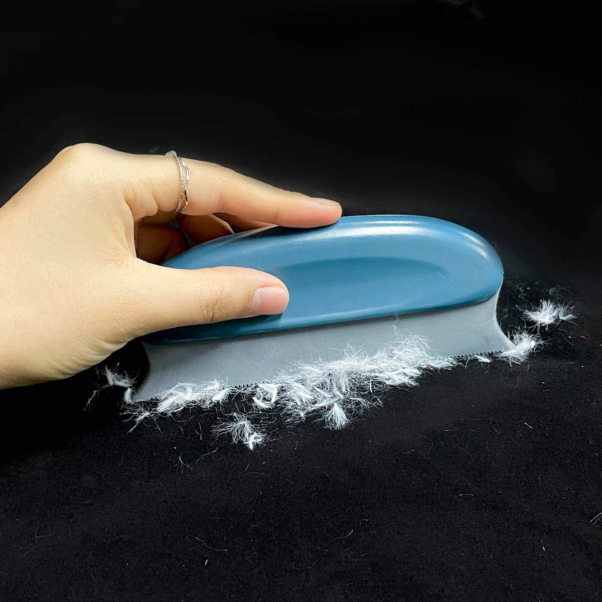 Ttsam Pet Hair Remover Brush Abs Double Serrated Structure Pet Hair Detailer For Car Interiors Furniture Carpet Couch Sofa Bed Clothes Blinds Cat & Dog Hair Lint Remover Brush