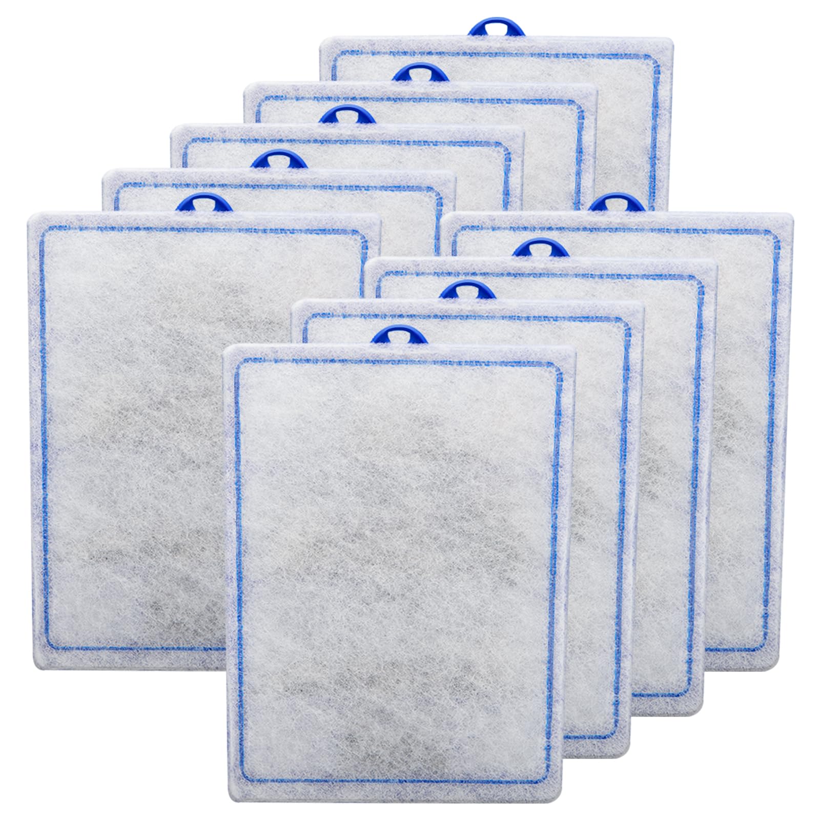 9 Count Assembled Large Filter Cartridges Compatible With Tetra Whisper Bio-Bag Filters 20I 40I Iq20/30/45/60 Pf20/30/40/60, Lar