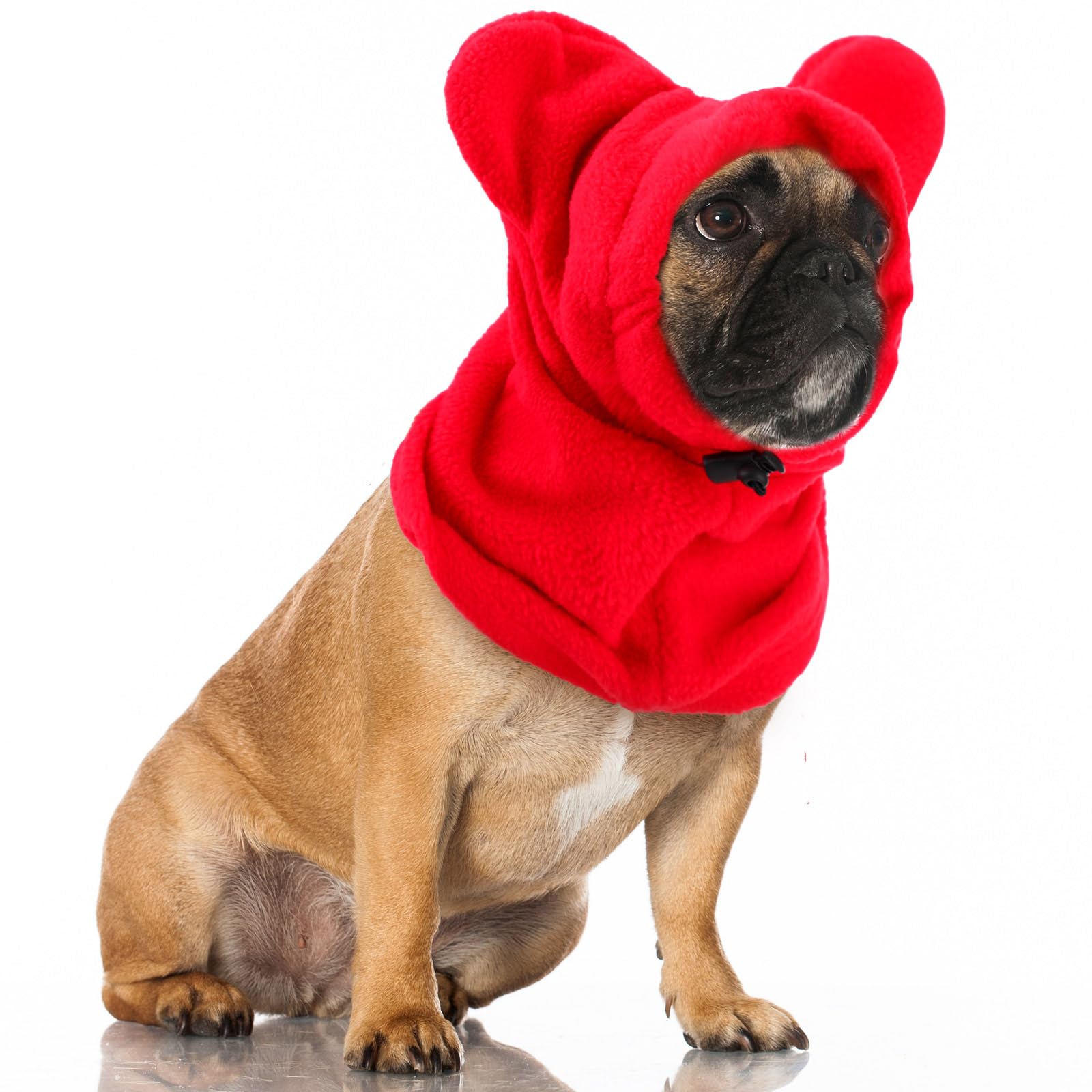 Clysee Winter Dog Hats Quiet Ears For Dogs Ear Muffs Pet Neck Warmer Scarf Hoodie Noise Protection Cover Beanie Head Wrap Costum