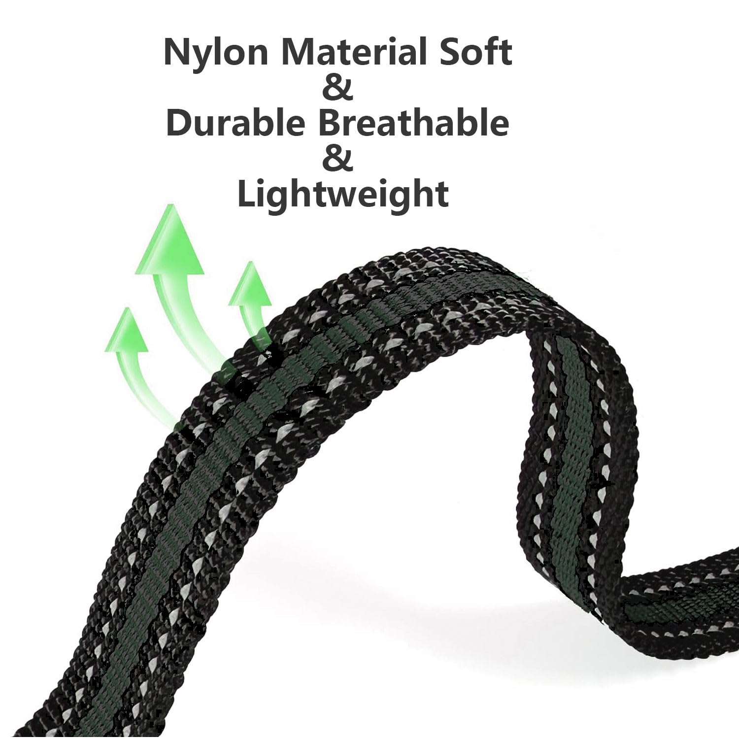 Aikko 2 Packs Shock Collar Replacement For Training Bark E Collar Wireless, Adjustable Dog Collar With Quick Release Buckle Nylo