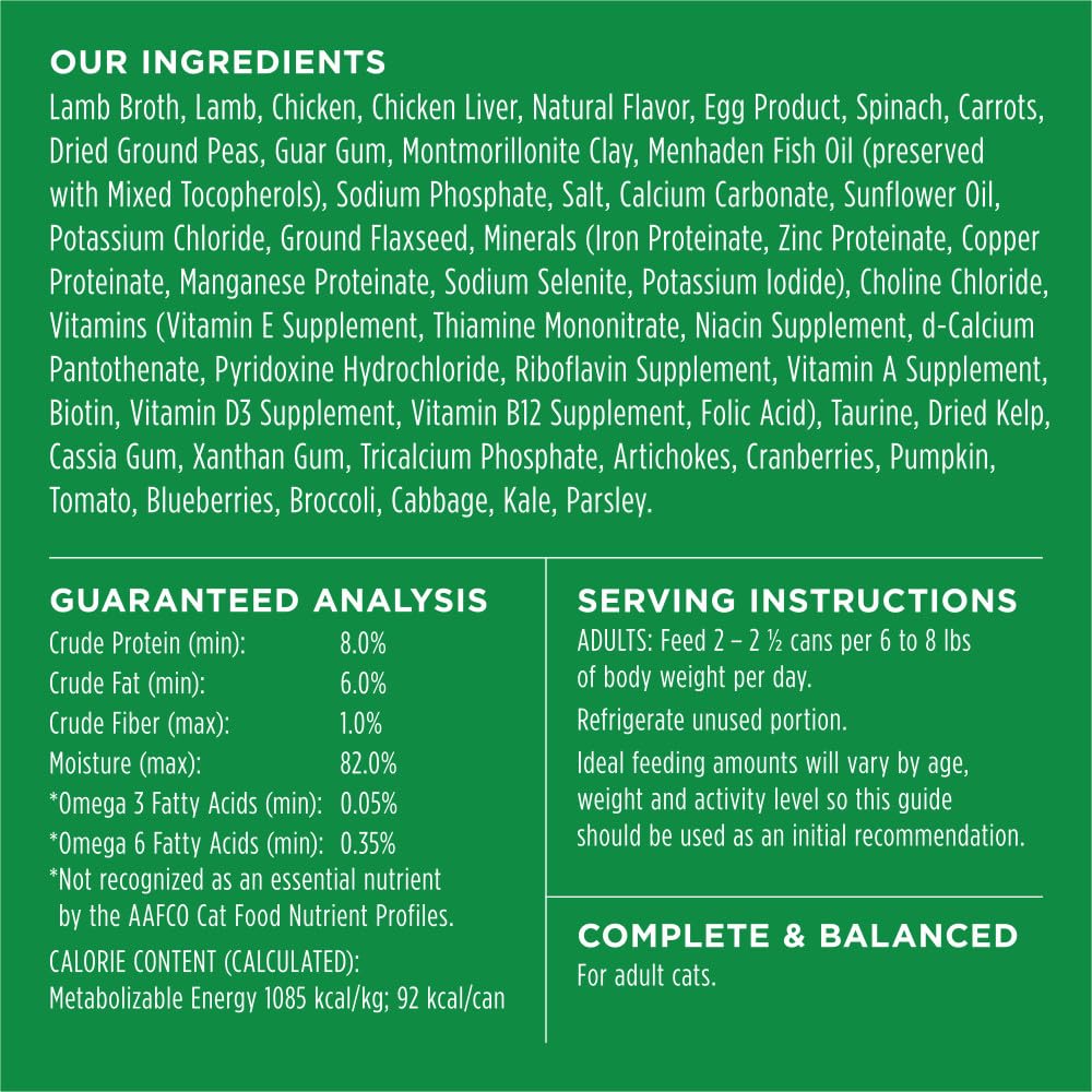 Instinct Flaked Lamb Entr  e Wet Cat Food 3 oz. Can