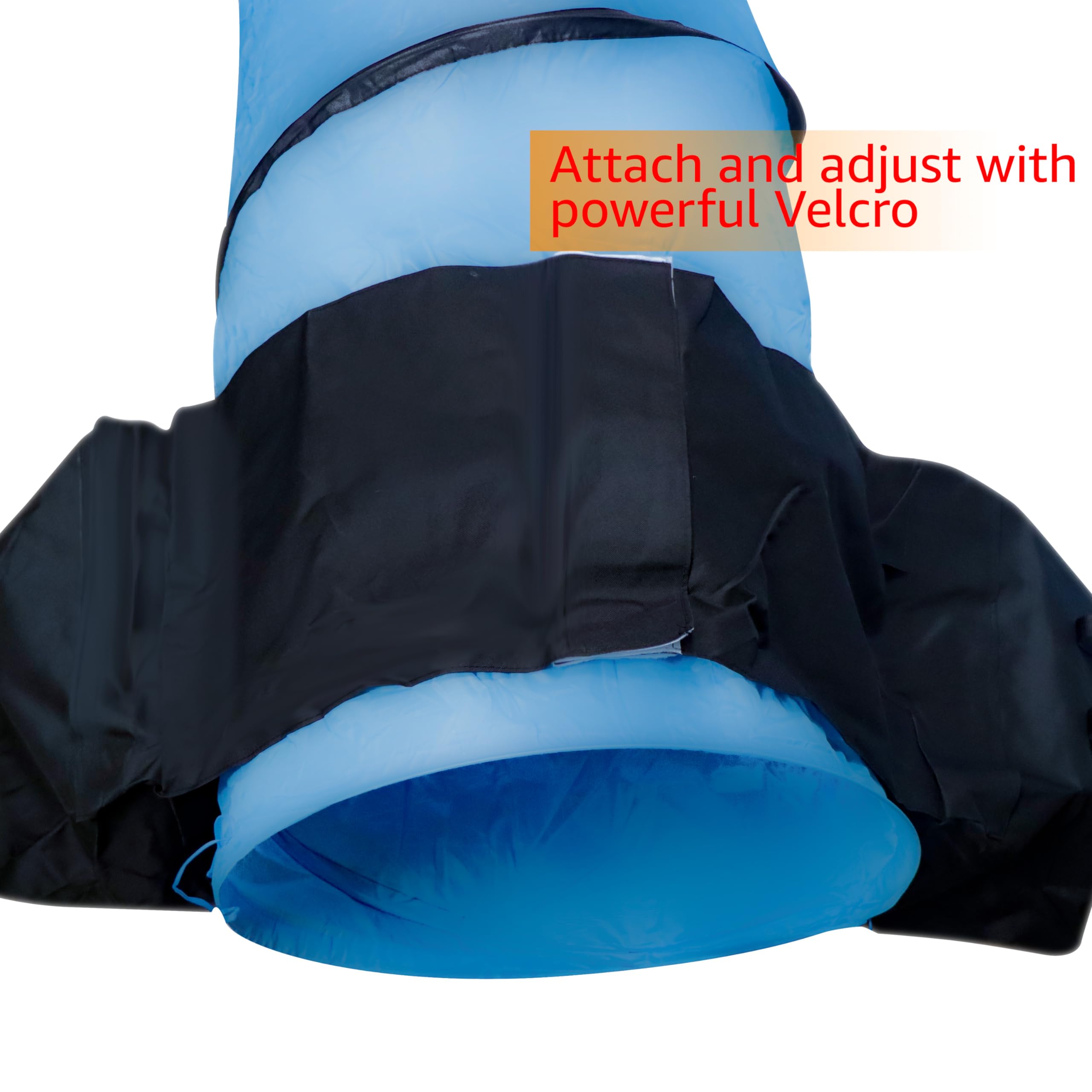 Trademark Innovations Dog Agility Tunnel Sand Bag, Black, PVC, Model DOG-TUNNL-SNDBG