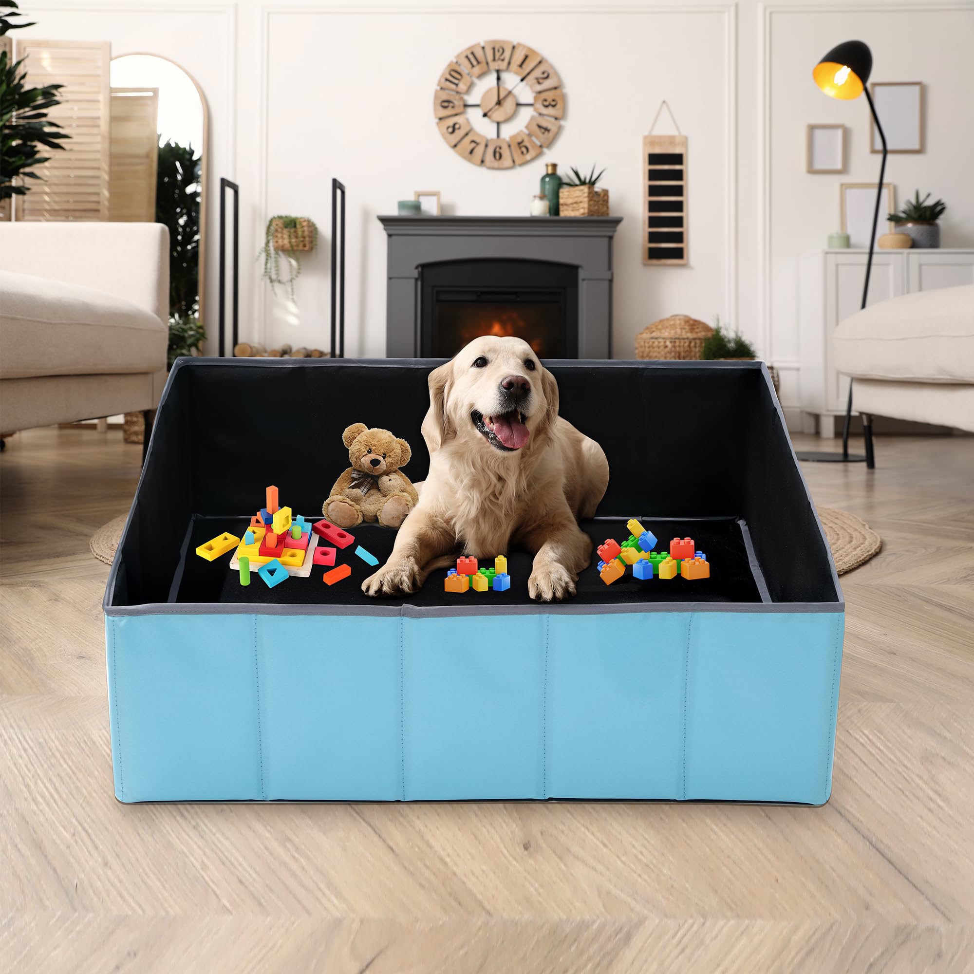 Balapet Whelping Box For Dogs And Puppies,Foldable &Portable Whelping Pen, Puppy Playpen Dog Birthing Whelping Supplies