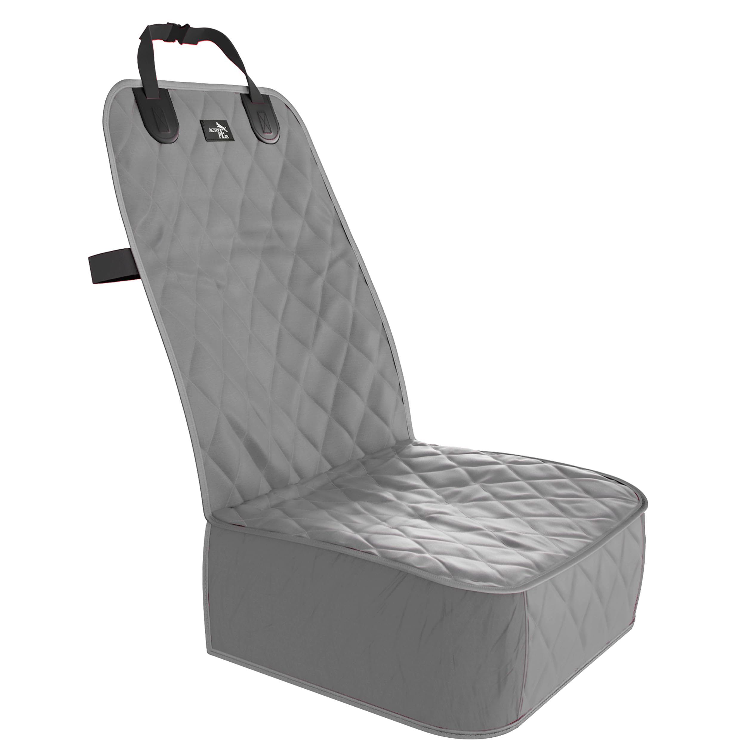 Active Pets Dog Car Seat Cover, Waterproof Front Seat Protector for SUV Truck Sedan, Pet Safety Travel Comfort System with Unive