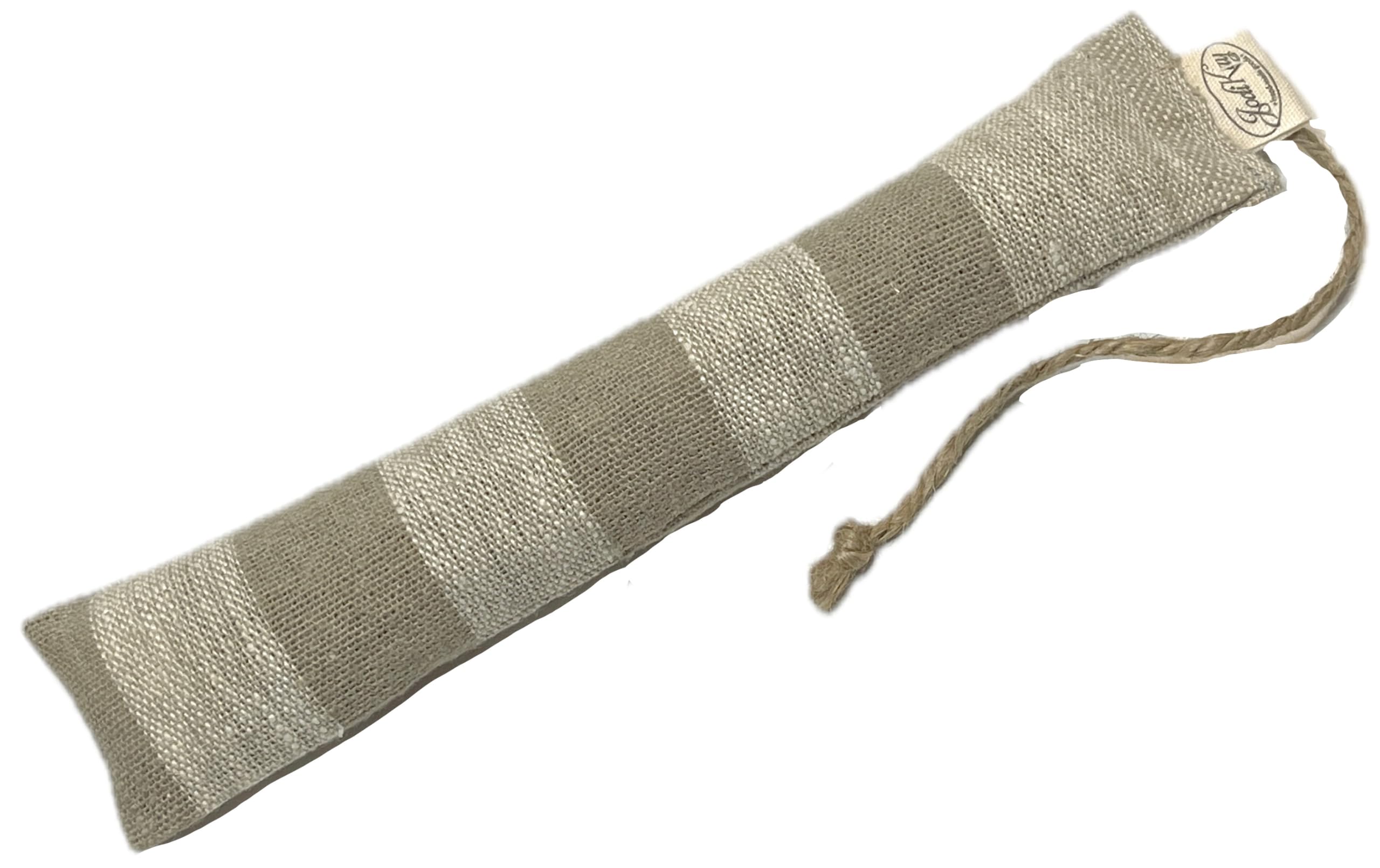 All Natural Kitty Catnip Kicker Handmade Cat Toy (9 Inch, Brown Medium Stripe)