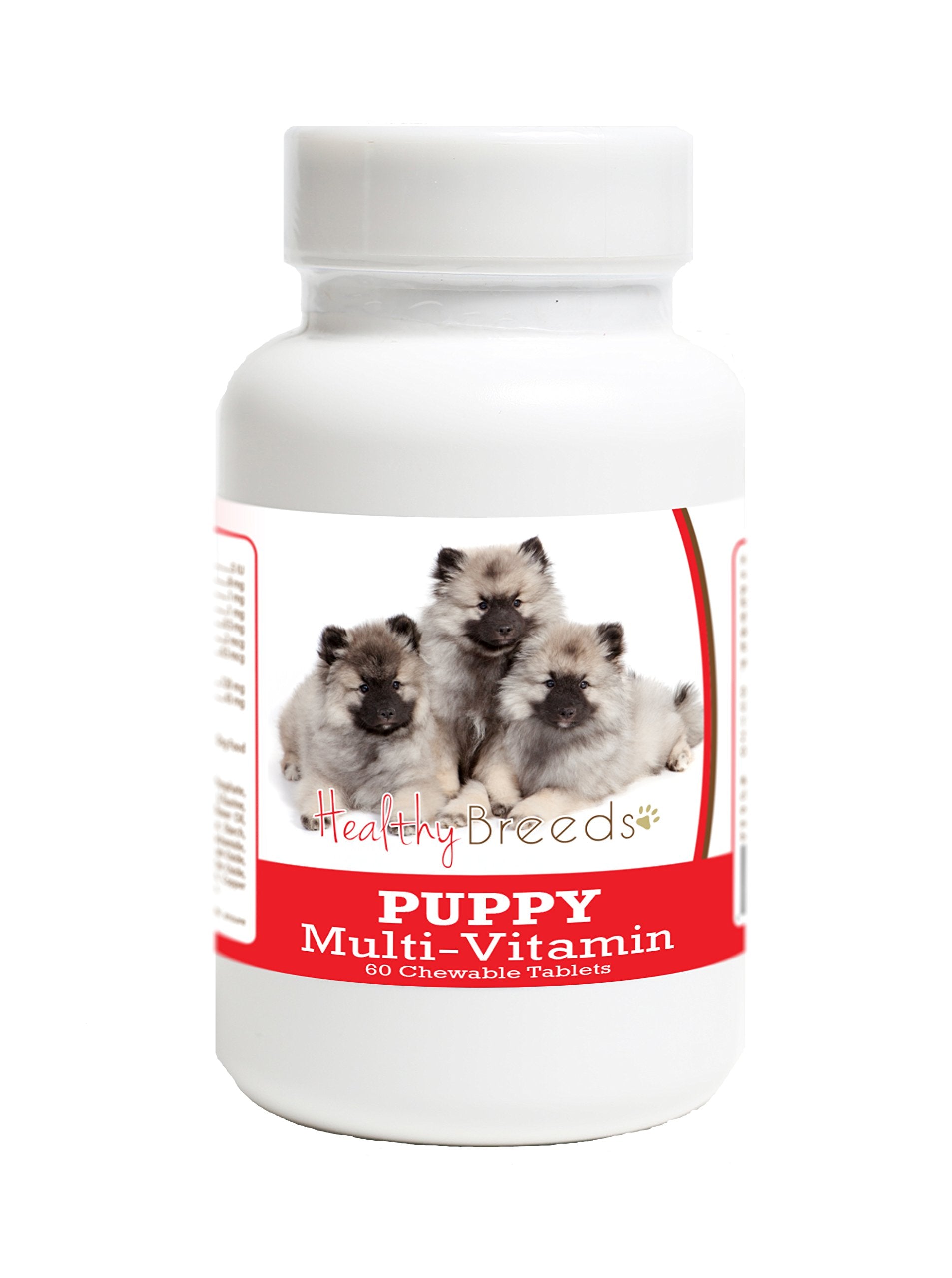 Healthy Breeds Keeshonden Puppy Dog Multivitamin Tablet 60 Count