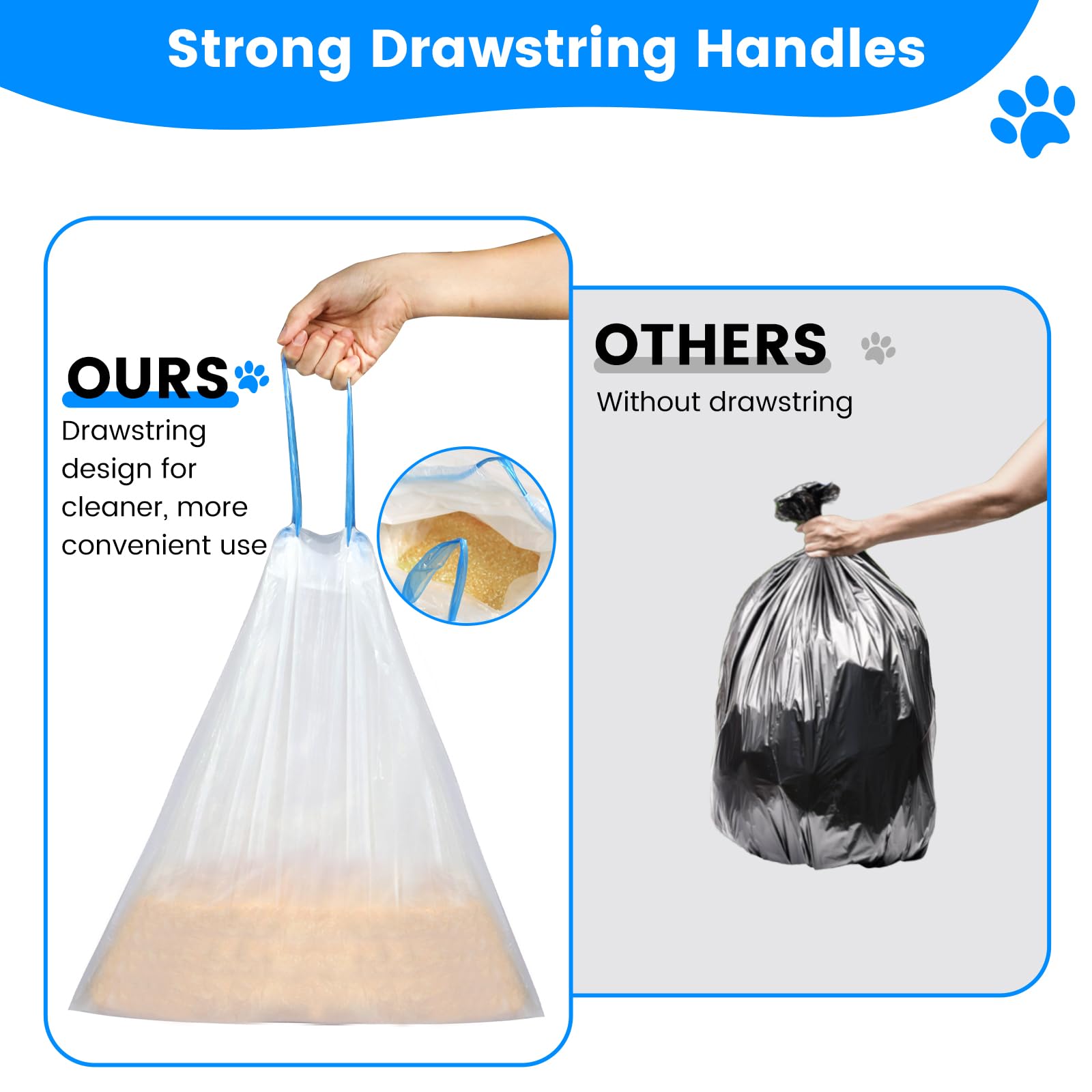 Jynsrou 120 Count Cat Litter Box Liners Bags For Meowant Mw-Sc01 / Mw-Sc02, Extra-Thick Cat Waste Bags For Self-Cleaning Litter