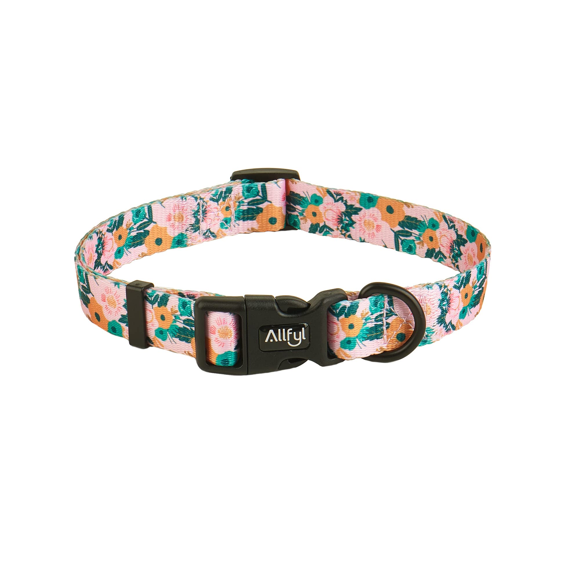 Allfyl Dog Collar For Small Dogs Floral Dog Collars With Quick Release Safety Buckle Soft Comfortable Cute Pet Collar For Girl Dog Boy Dog