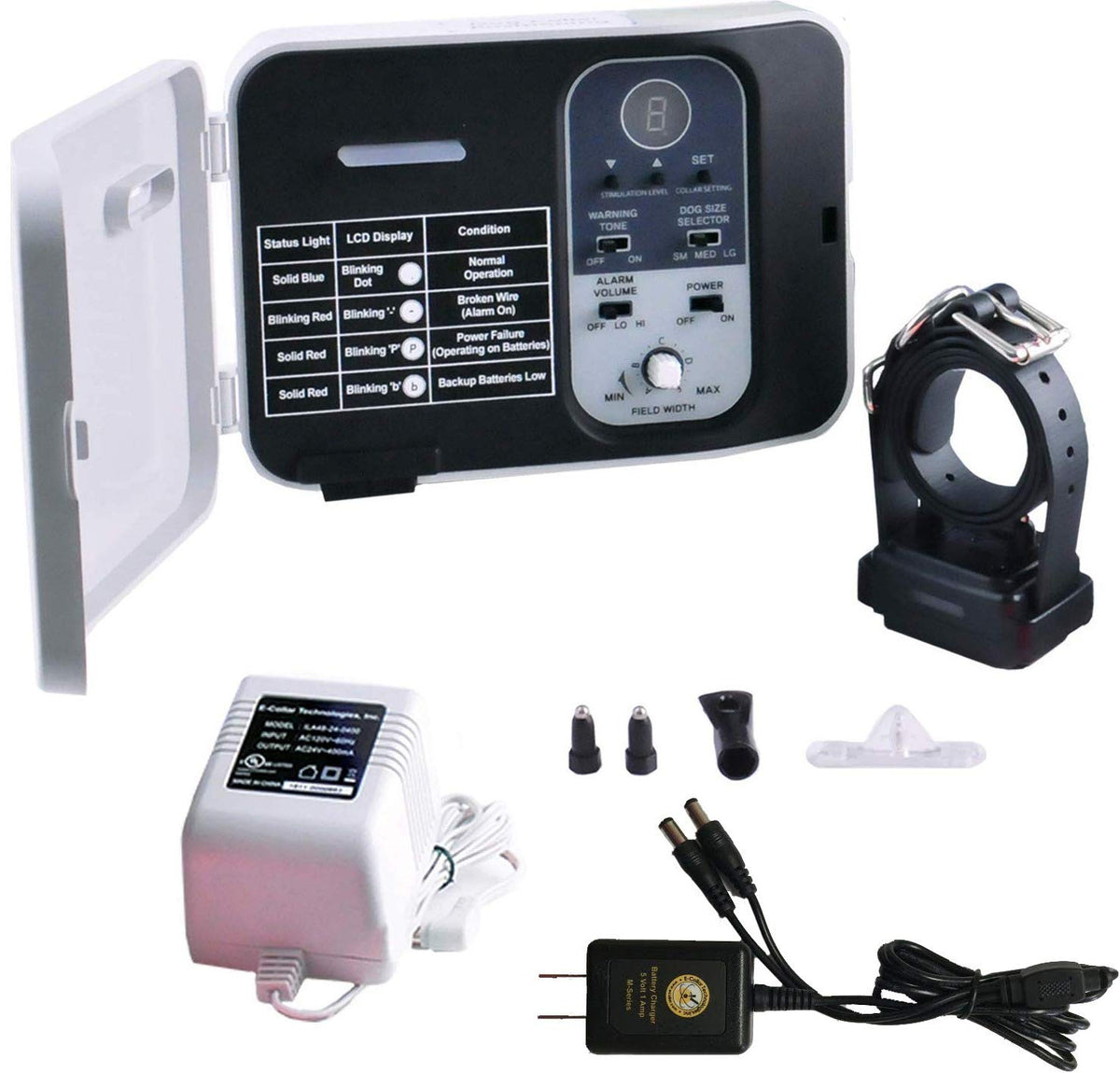 Educator Pf-1000 E-Fence Underground Fence Containment System For Dogs Installed By You Kit (Boundary Kit And Wire Sold Separately)