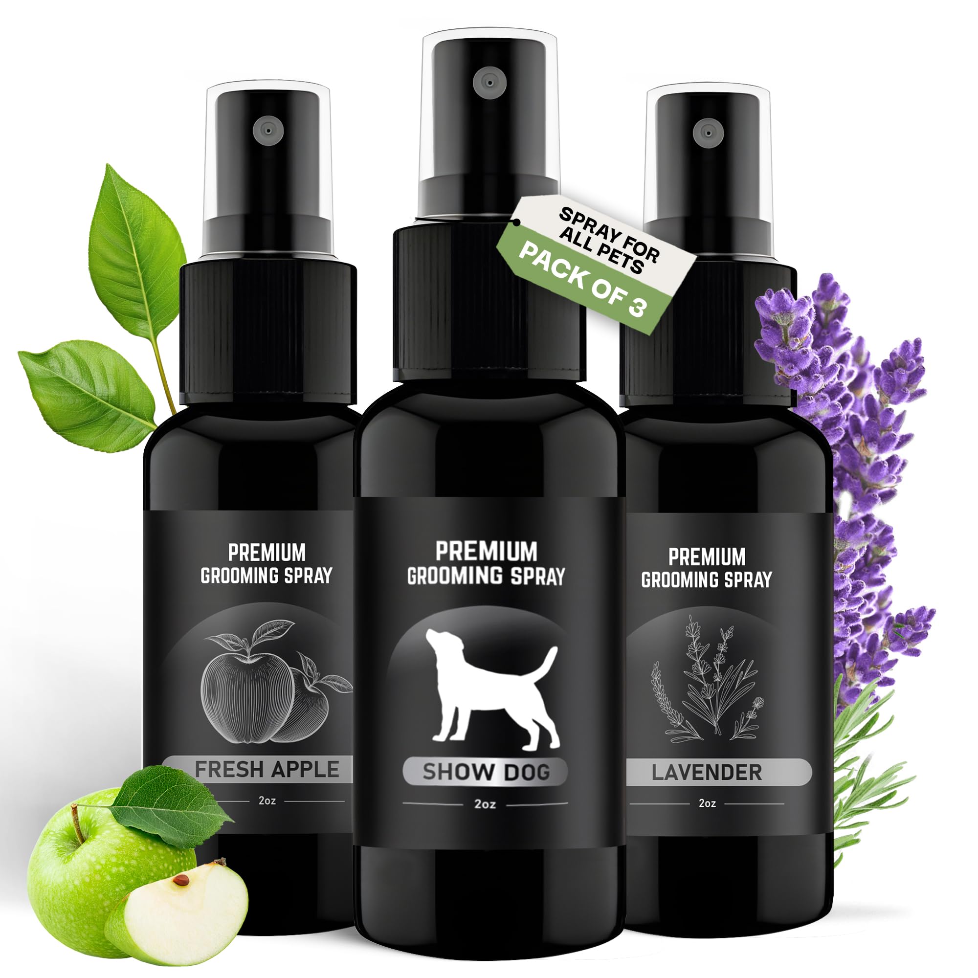 605Products Premium Dog Cologne & Odor Eliminator - Long Lasting Puppy Perfume, Deodorant & Grooming Spray With Essential Oils, 