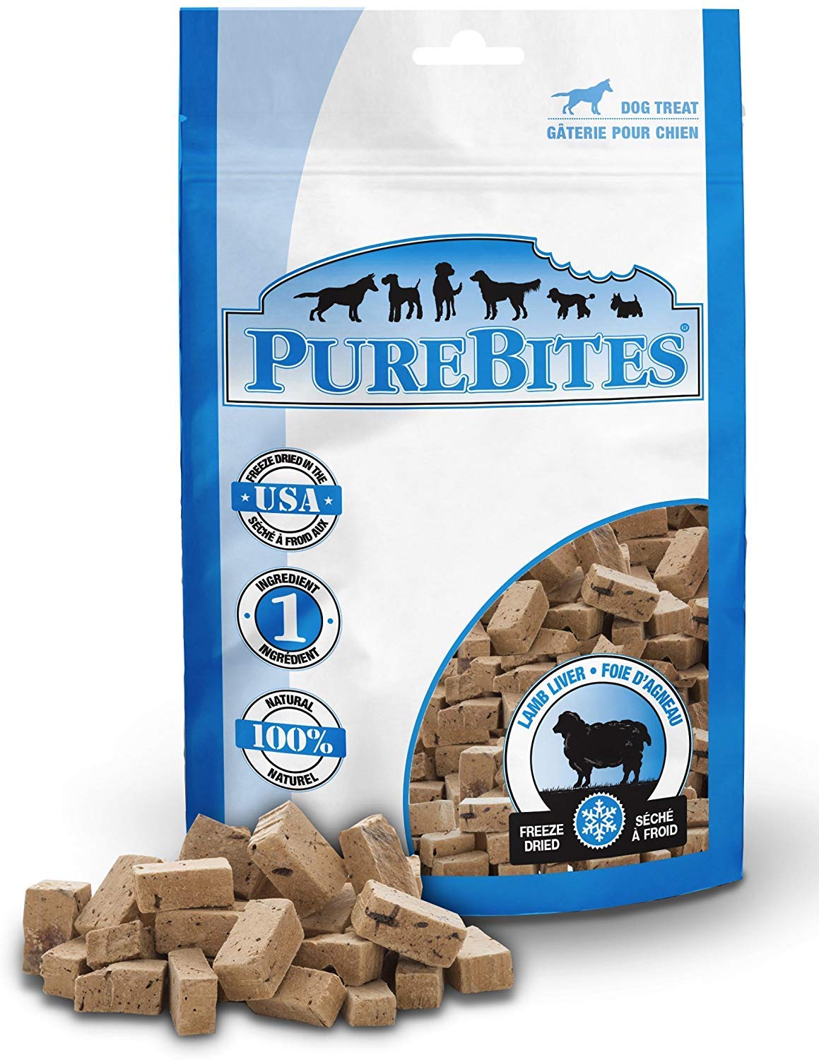 PureBites Lamb Liver Freeze Dried Dog Treats3