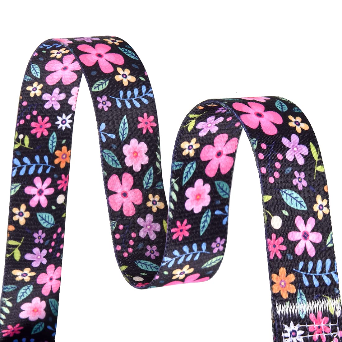 Hqyddmi Dog Collars With Floral Print, Soft Comfortable Adjustable Collars For Small Medium Large Dogs, Floral Pattern For Girl Boy Dogs(Floral,S)