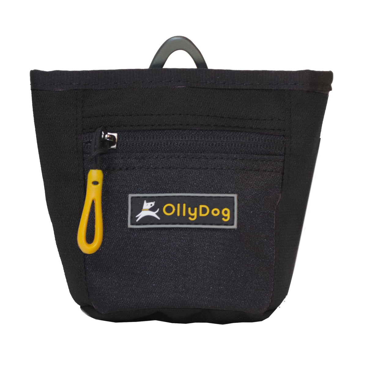 Ollydog Dog Treat Bag With Belt Clip, Raven, One Size