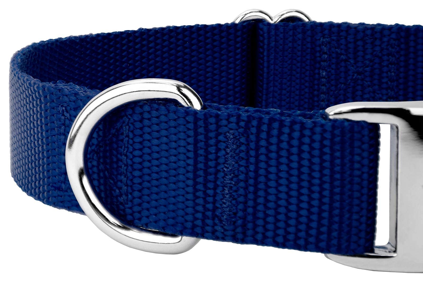Country Brook Design - Vibrant 30+ Color Selection - Premium Nylon Dog Collar With Metal Buckle (Extra Large, 1 Inch, Royal Blue)