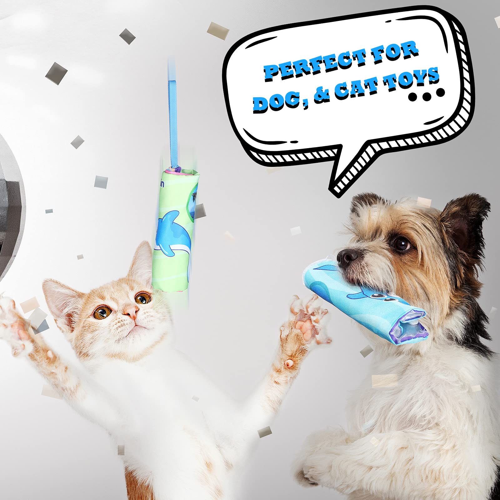 Zonon Noise Making Crinkle Paper Crinkle Material Noise Maker Plastic Film For Dog Cat Pet Supplies(51 X 118 Inch)