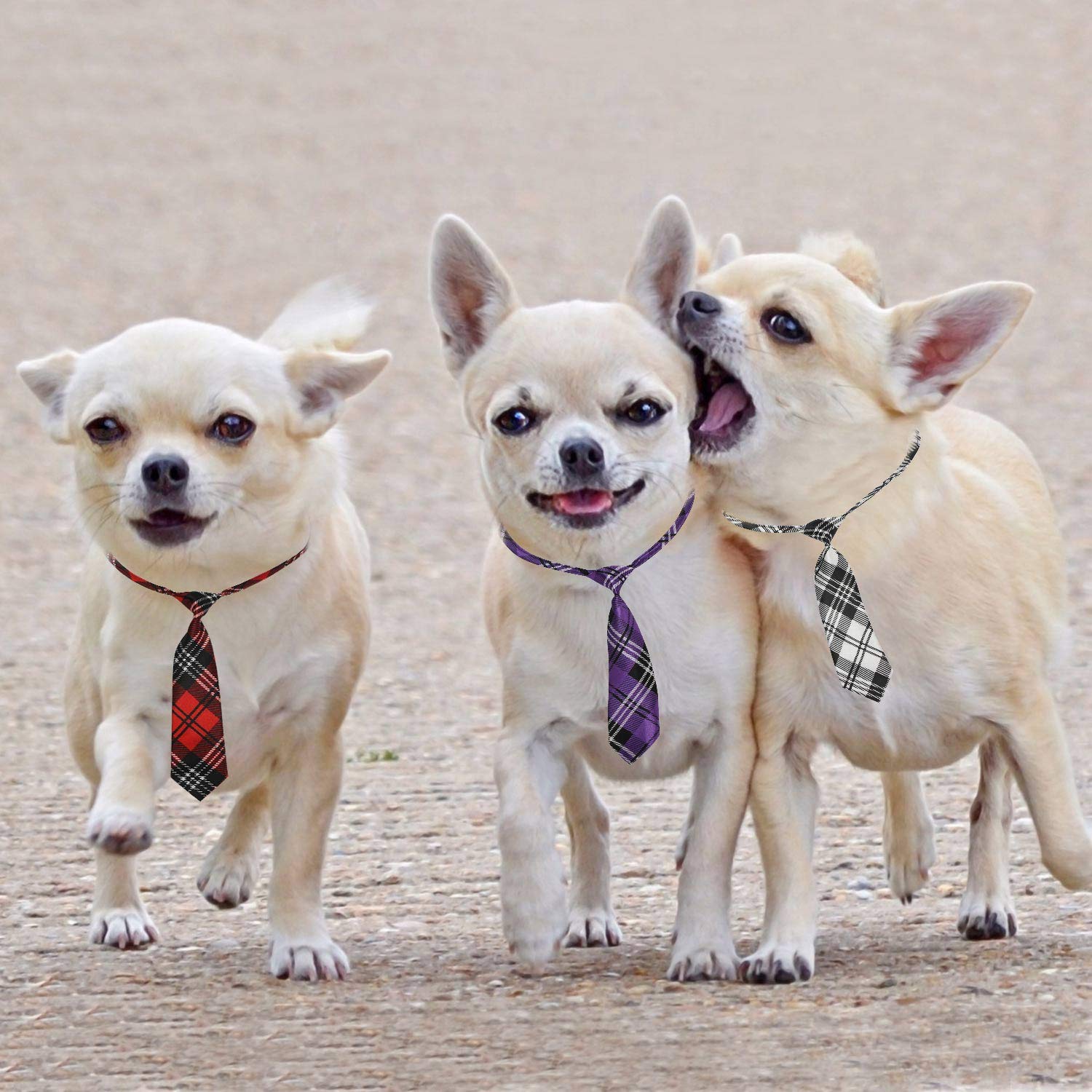 Segarty Dog Ties 30 Pcs Dog Neckties, Adjustable Dog Neck Ties And Bows For Medium Large Dog Festival Formal Bulk Pet Bowties Co