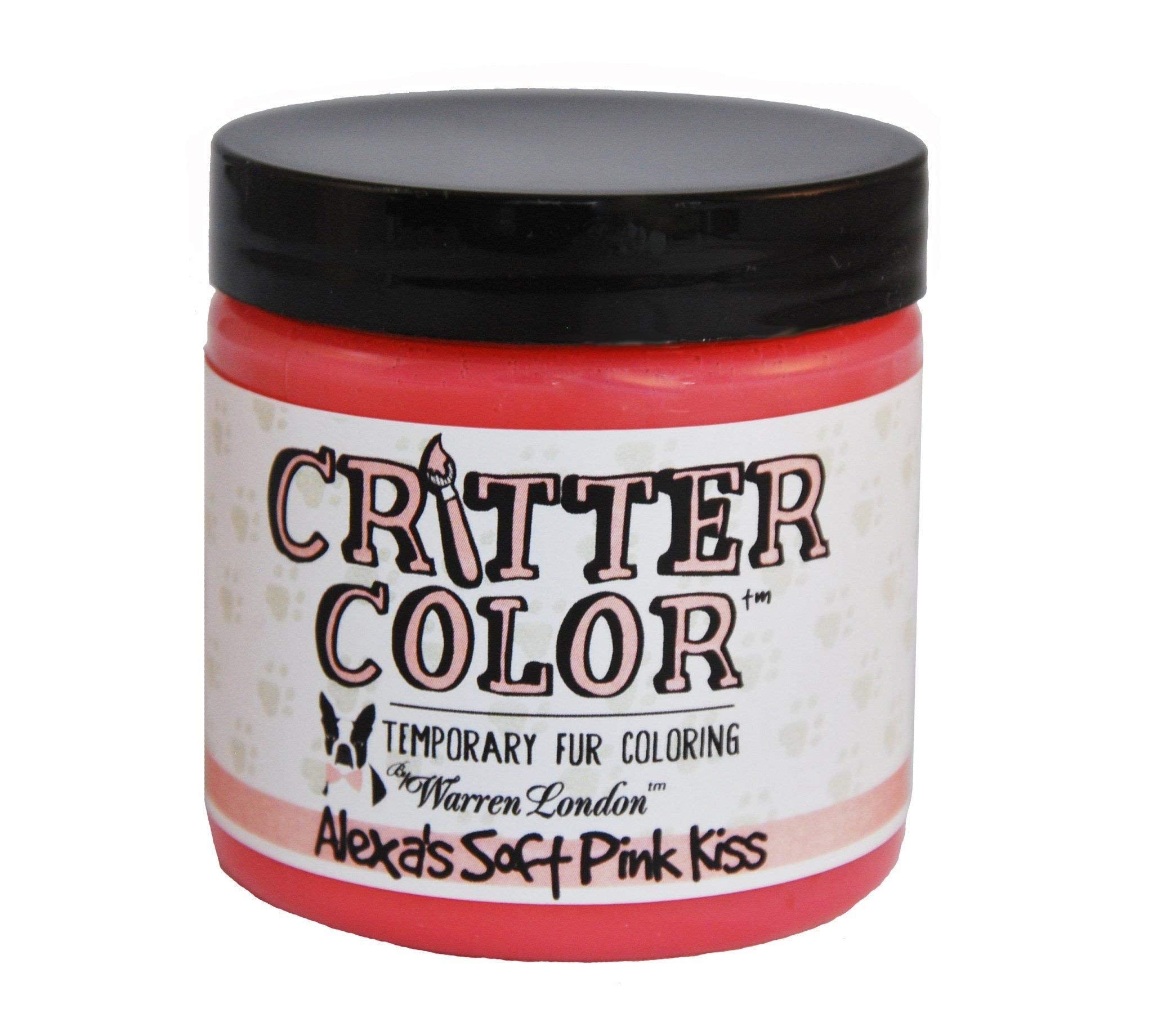 Critter Color Temporary Pet Fur Coloring- Warren London- Easy To Use- 7 Colors- Made in USA- Pink