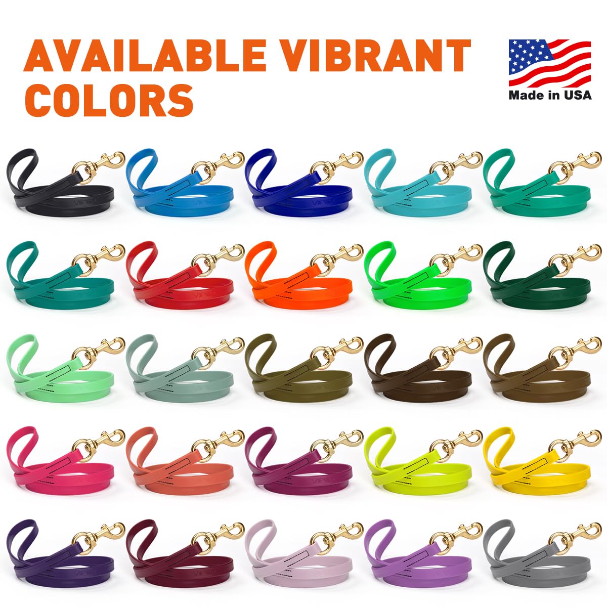 Viper Biothane Working Lead For Dogs 4Ft Black