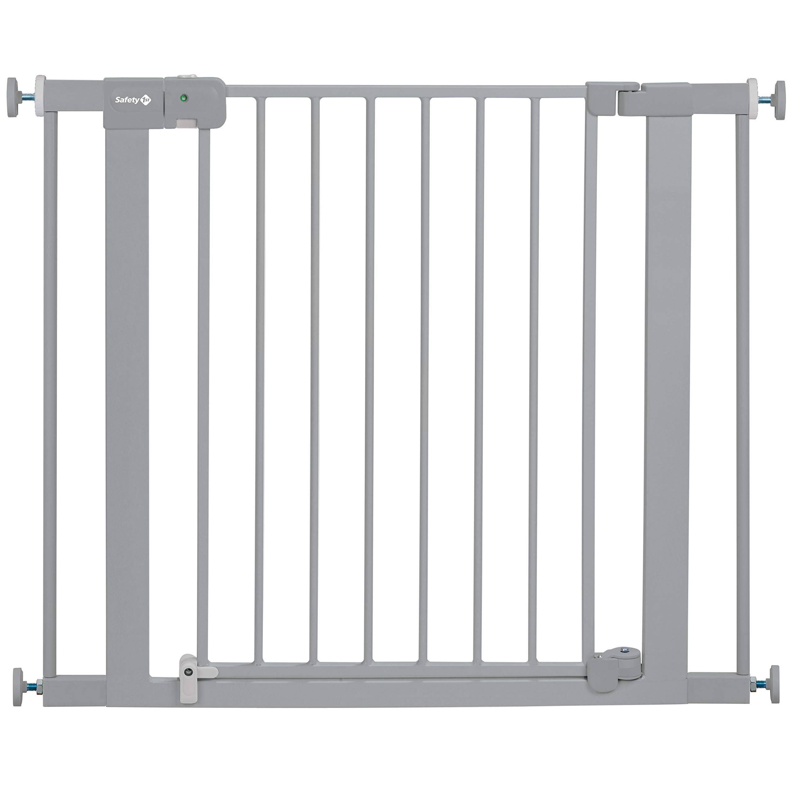 Safety 1st Easy Install Baby Gate for Doorways, Auto-Close Pressure-Mounted Magnetic Latch, Indoor Dog Gates, No Drilling, Fits 