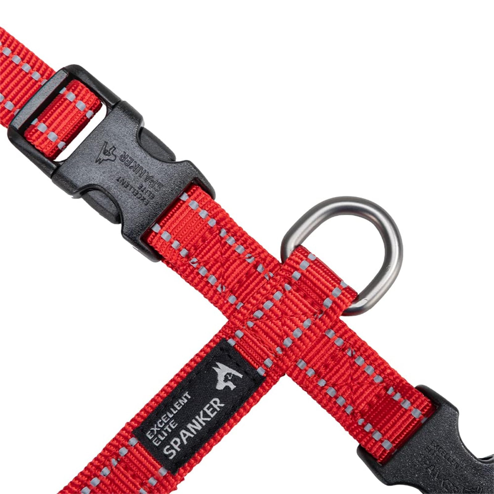 Excellent Elite Spanker No Pull Dog Harness Reflective Nylon Vest L-Shaped Adjustable Easy Pet Harness For Small Medium Large Br