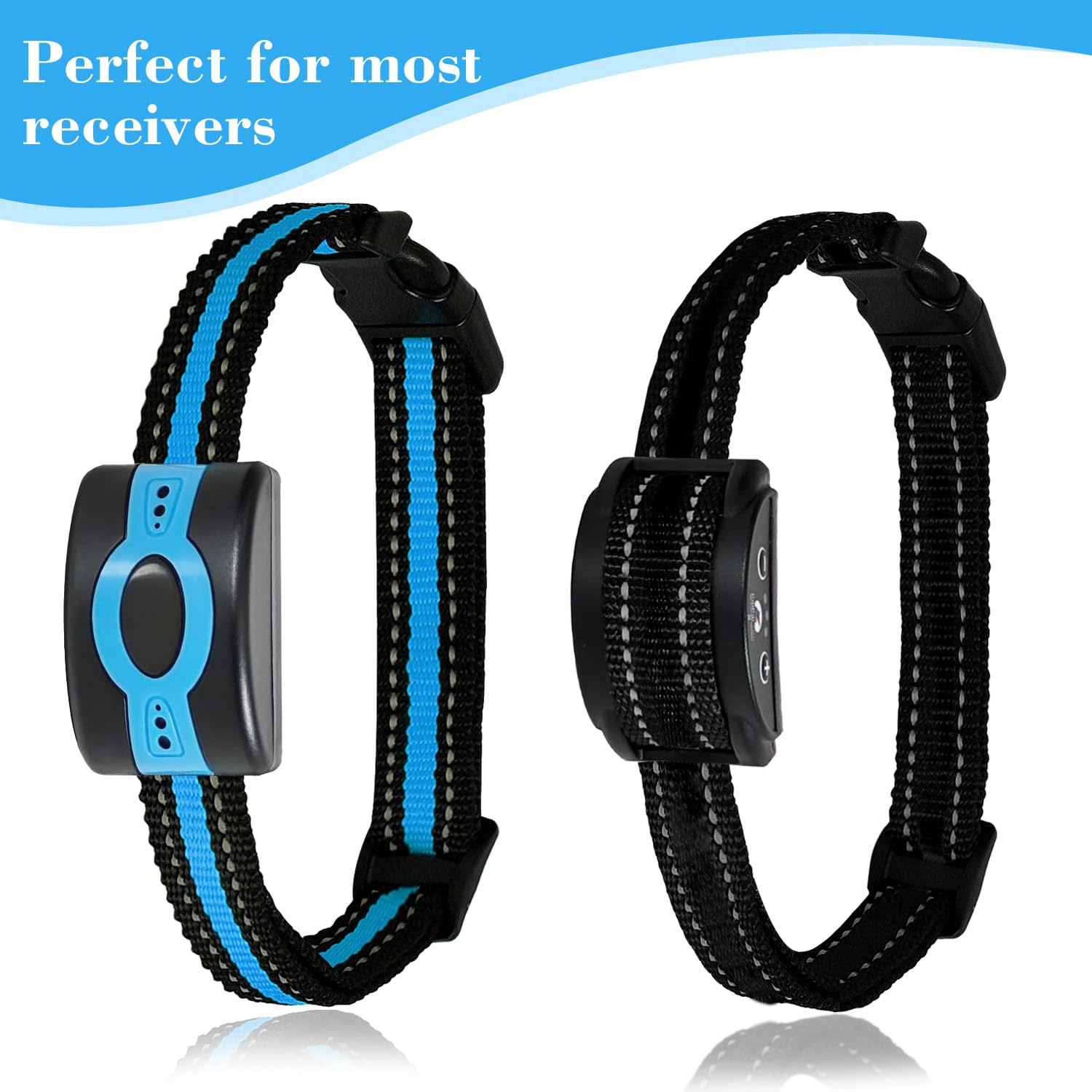 Replacement Collar For Shock Training Bark Collar,Dog Shock Collars Replacement, Nylon Replacement Collar Strap For E Collar Wir