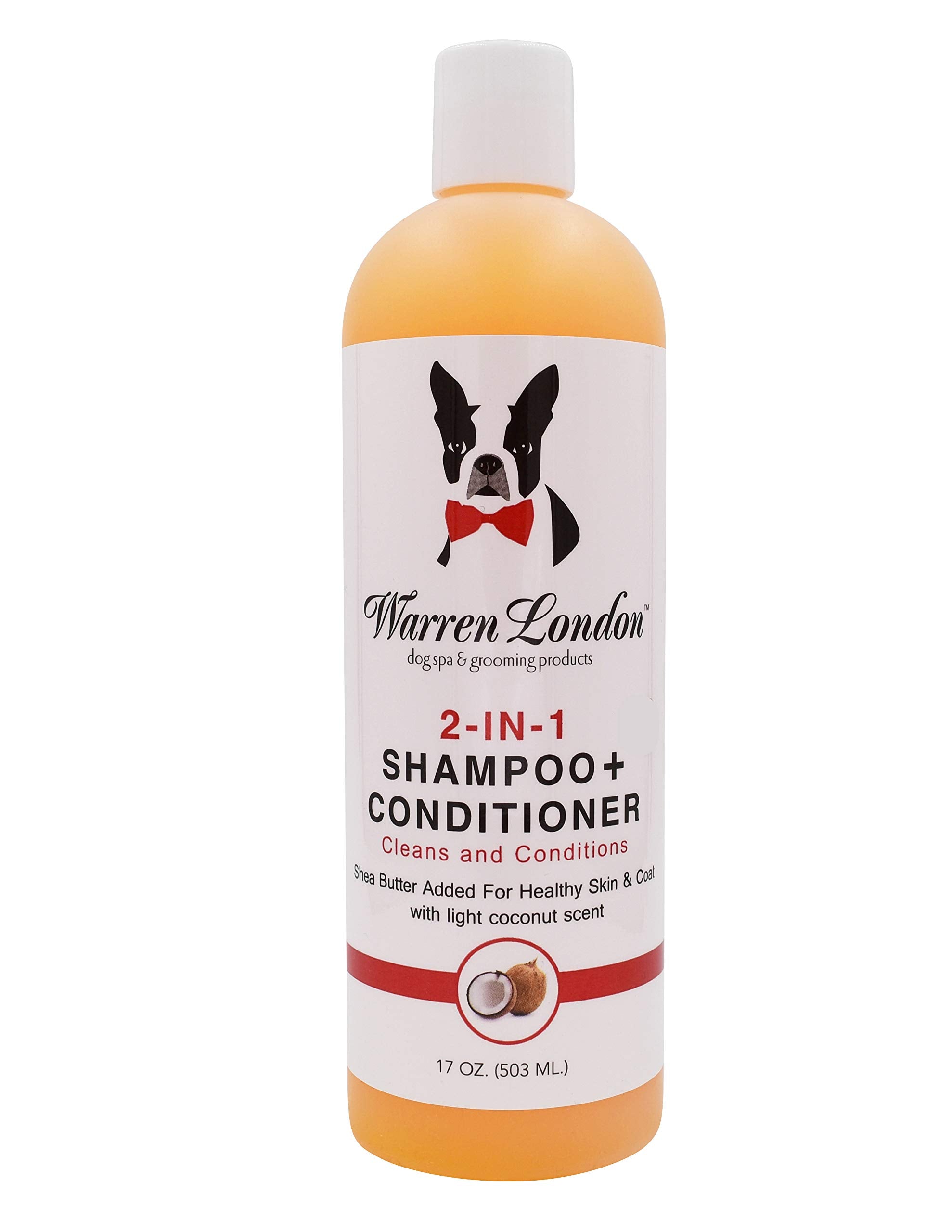 Warren London 2 In1 Pet Shampoo And Conditioner For Dogs, Puppys, & Cats | Best Dog Shampoo And Conditioner For Dry Itchy Skin |