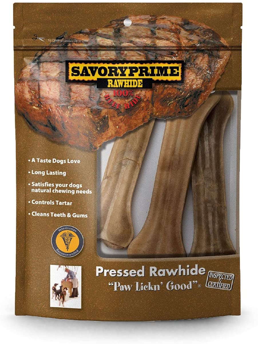 Savory Prime Bulk Pressed Bone, Natural, 6.5
