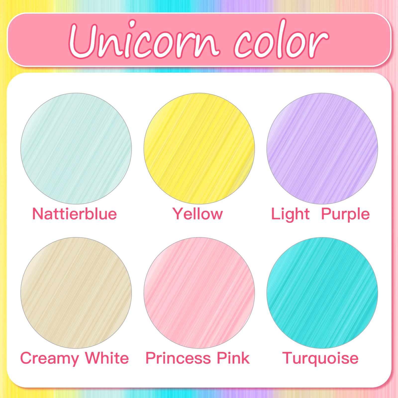 Juexica 18 Pcs Unicorn Horse Accessory Clip In Hair Extensions For Mane And Tail Tack Horse Stuff Pony Hair Tinsel For Real Hors