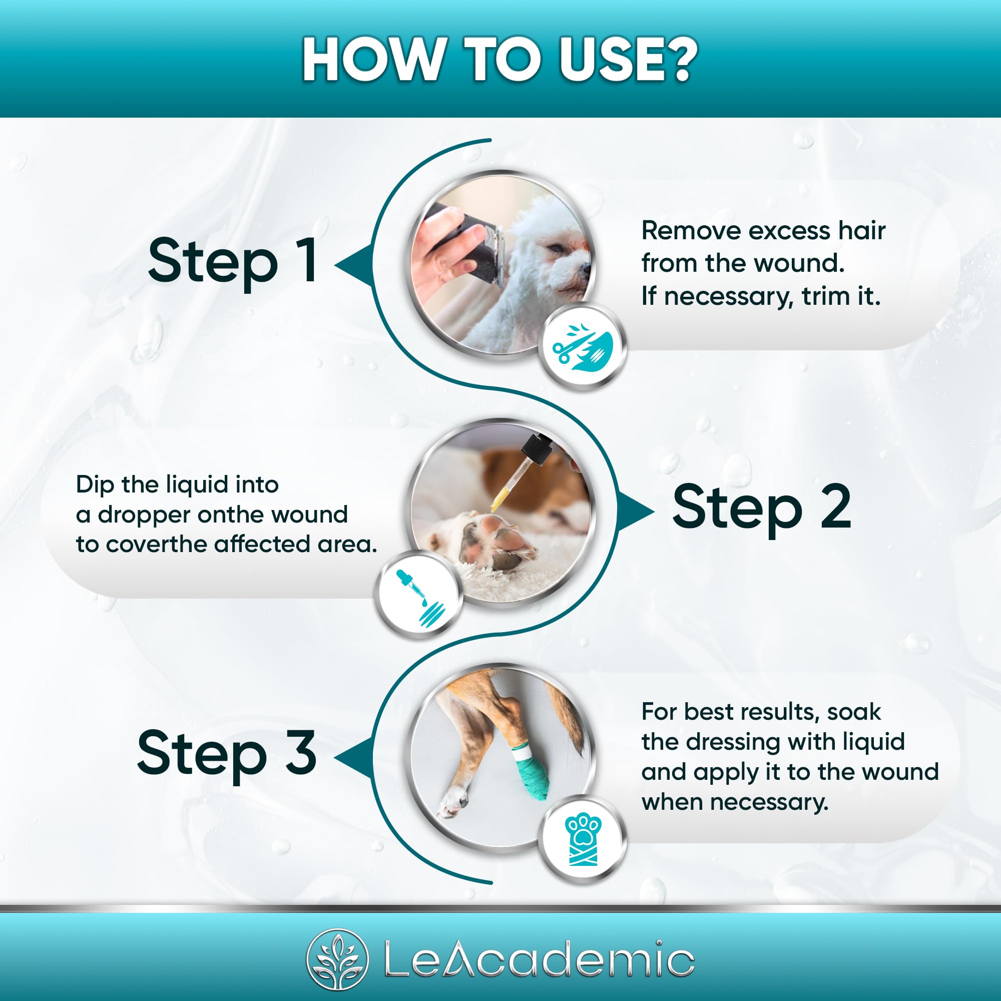 Dog Wound Care in Drops | Dog Cone May Be Helpful Here | Silver + Chlorhexidine is a Lifesaver for Skin Irritation, Scratches, B