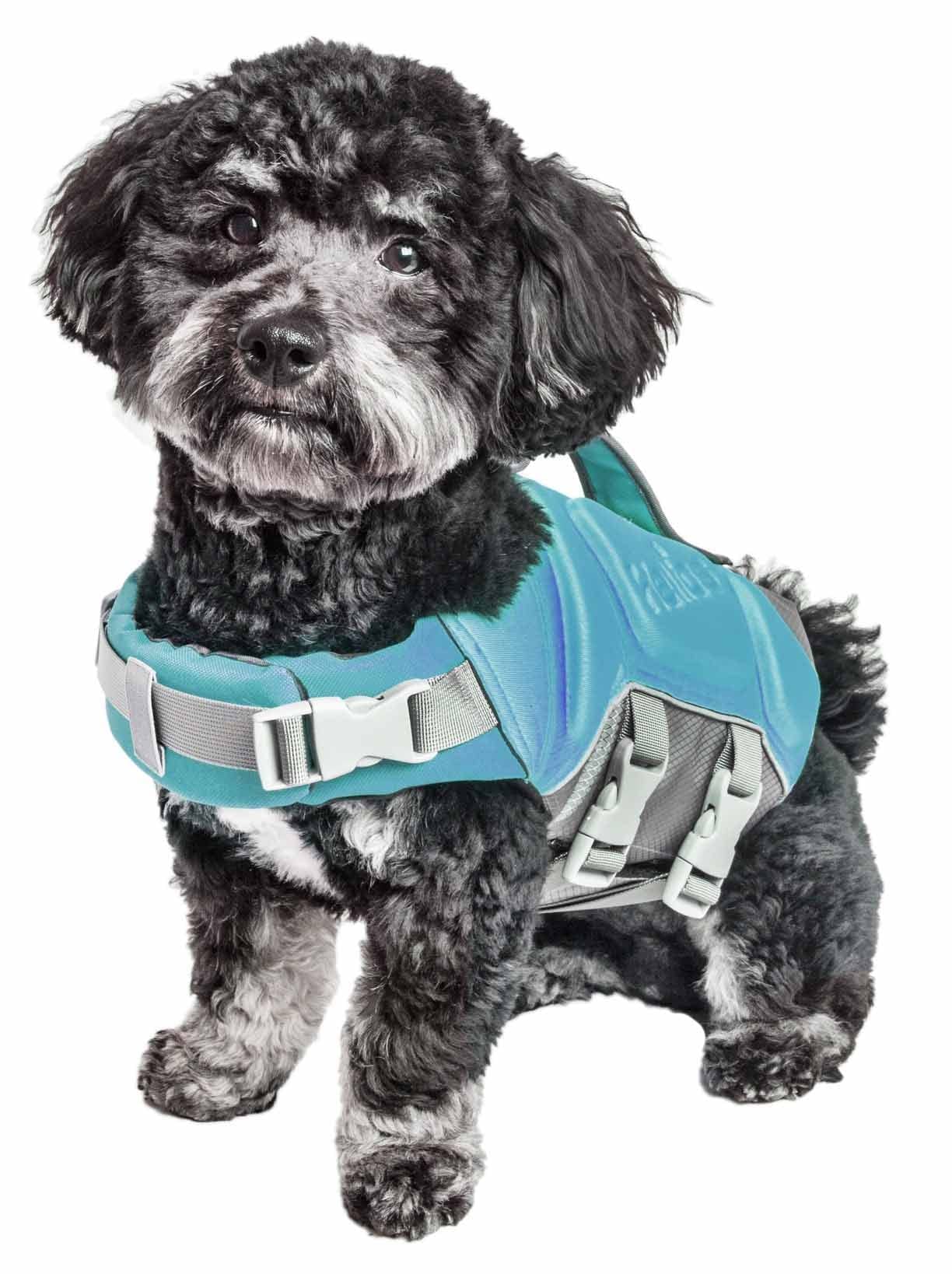 Dog Helios Tidal Guard Multi-Point Strategically-Stitched Reflective Pet Dog Life Jacket Vest(D0102H70XLU.)