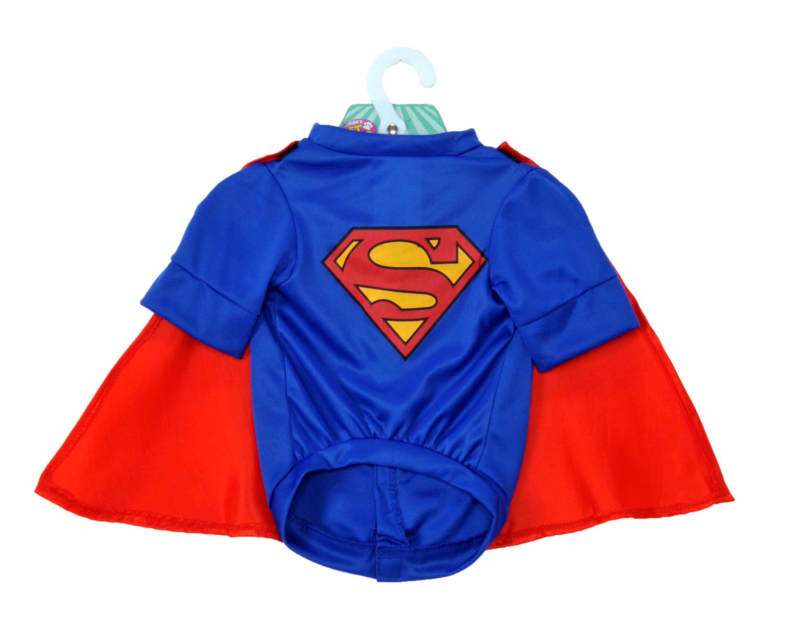Rubies Superman Pet Costume, Large, Plastic Material, As Shown, Model 887871 L - Perfect for Themed Parties and Halloween