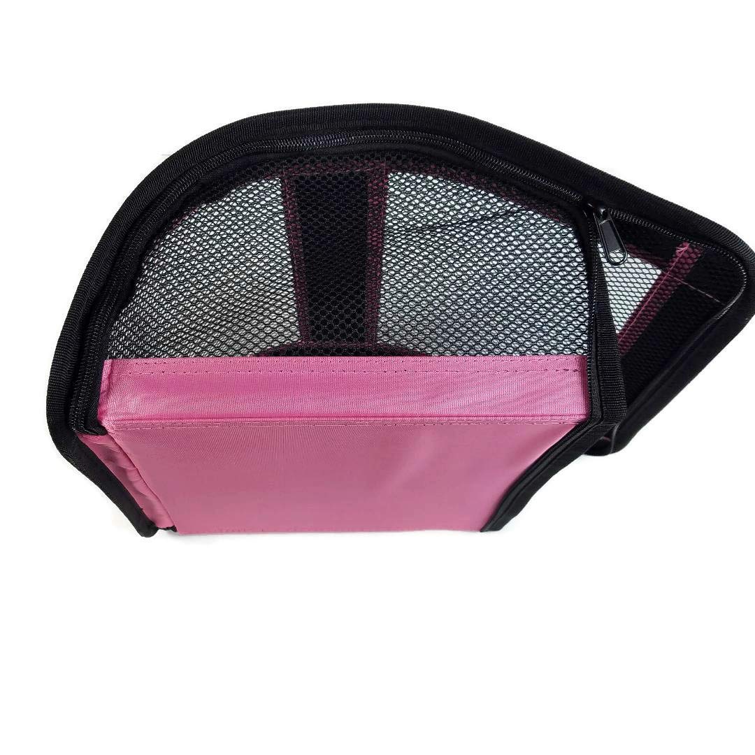 Perfect Petzzz Tote For Lifelike Stuffed Interactive Pet Dogs And Cats, Nylon And Mesh Toy Carrier For Pet Animals, Zippered Carrying Case Accessory (Pink)