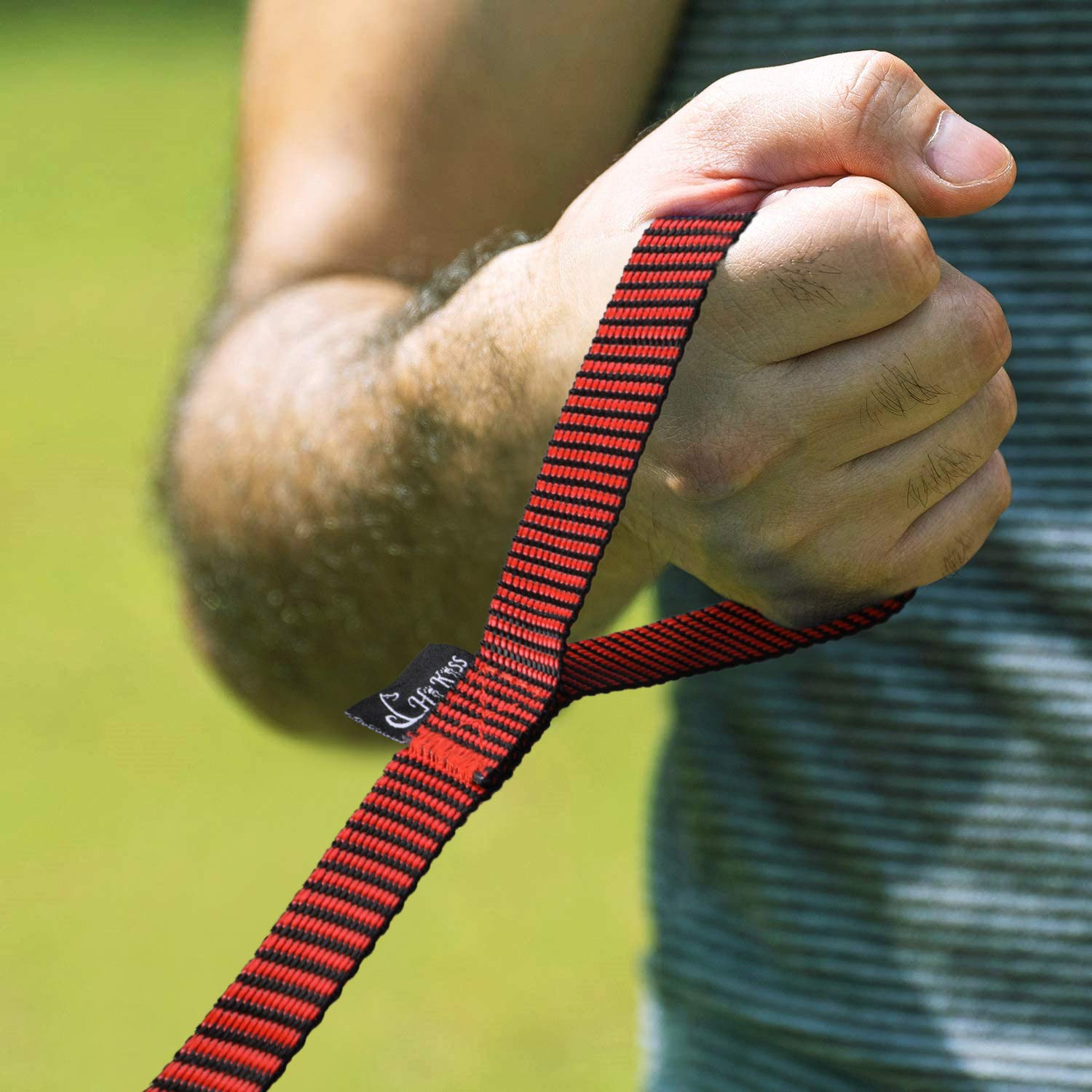 Hi Kiss Dog/Puppy Obedience Recall Training Agility Lead - 15Ft 20Ft 30Ft 50Ft 100Ft Training Leash - Great For Training, Play, Camping, Or Backyard(20Ft,Black_Red)