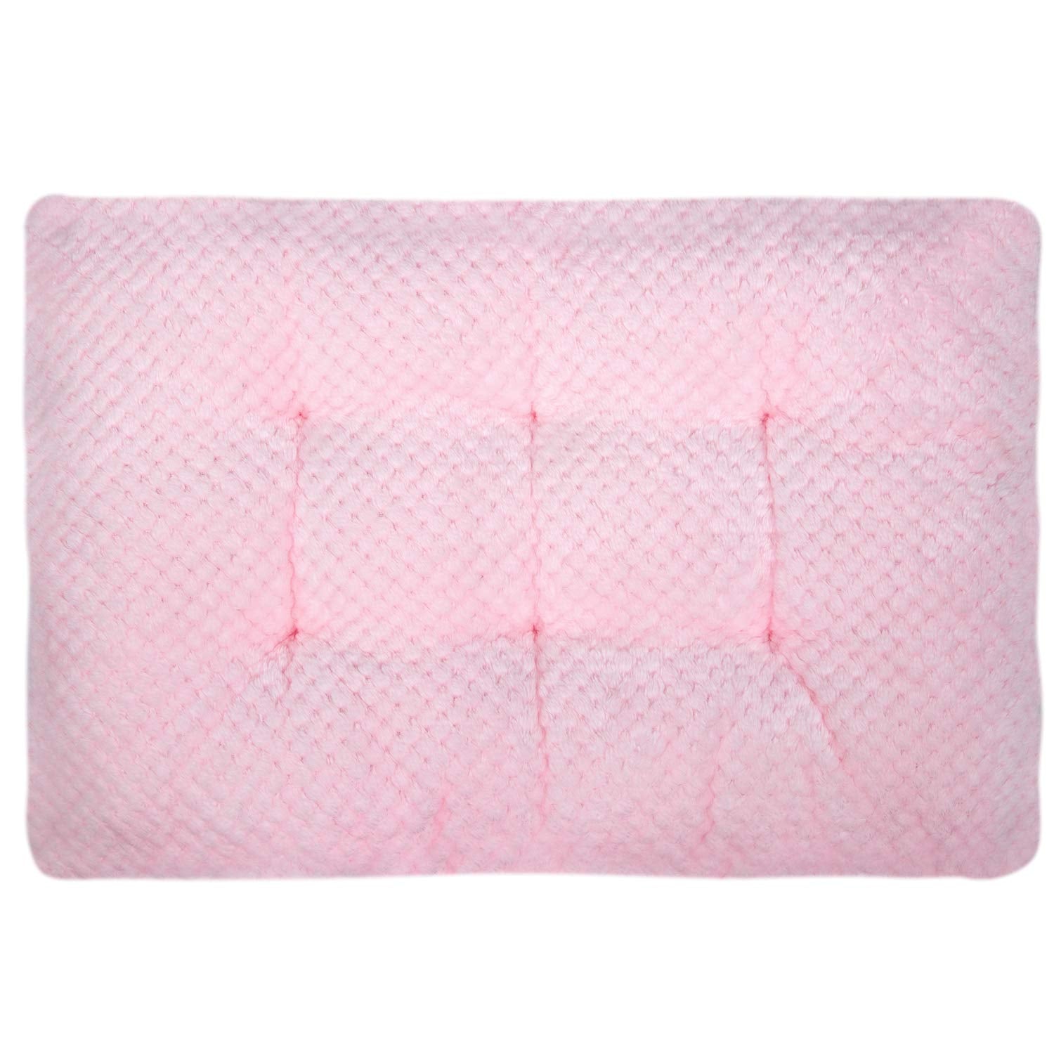 Wonder Miracle Fuzzy Deluxe Pet Beds, Super Plush Dog Or Cat Beds Ideal For Dog Crates, Machine Wash & Dryer Friendly (15' X 23', S-Baby Pink)