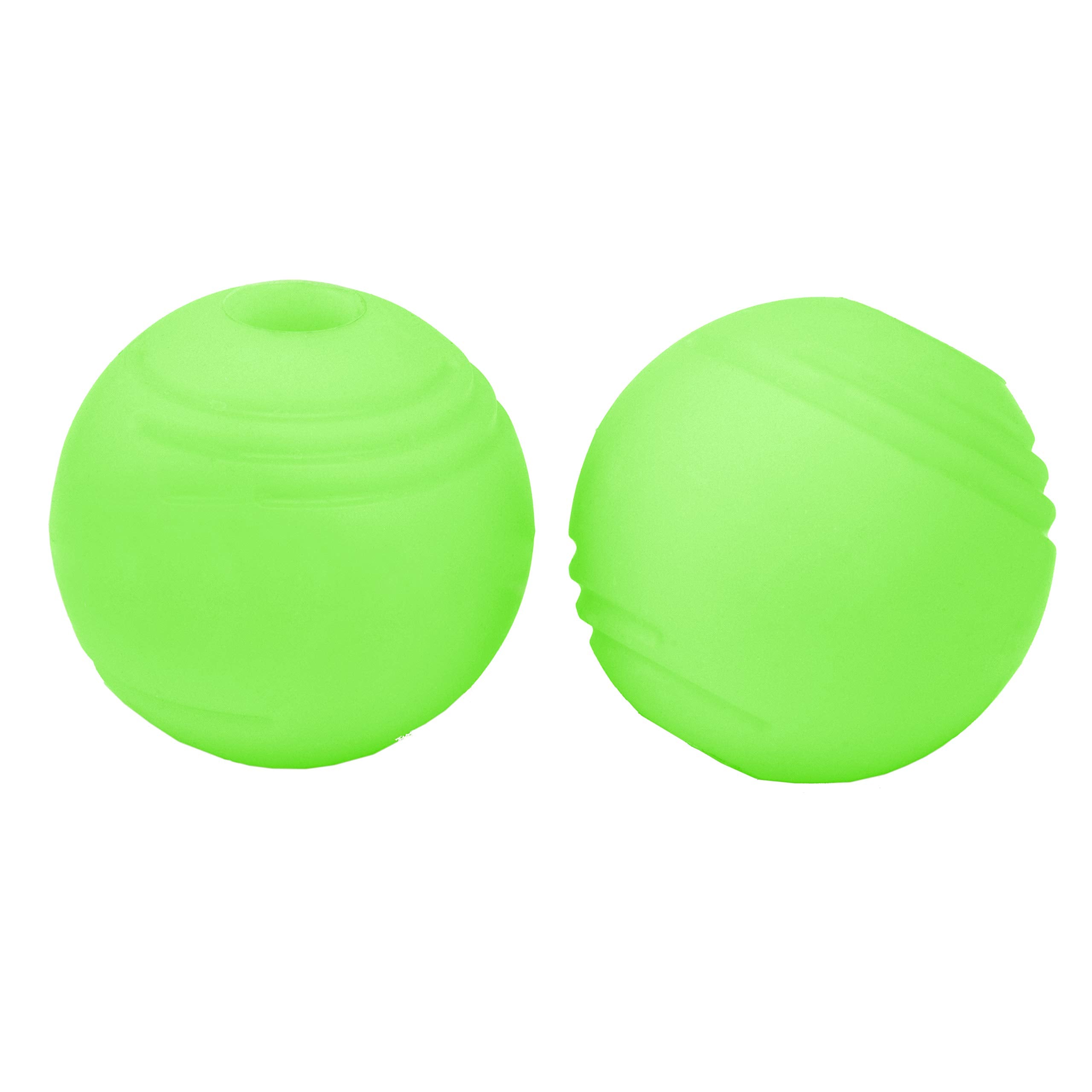 Chew King Glowing Fetch Ball, Dog Ball Toys, 3 Inch (Pack Of 2), Fits Ball Launcher