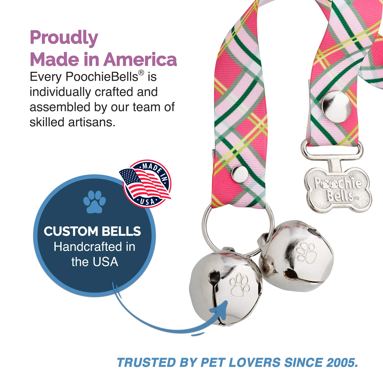 Poochiebells The Original Dog Potty Doorbell, Dog Bells For Potty Training & Puppy Housebreaking, Potty Train Your Dog In Days, Made In America, Spring Fling
