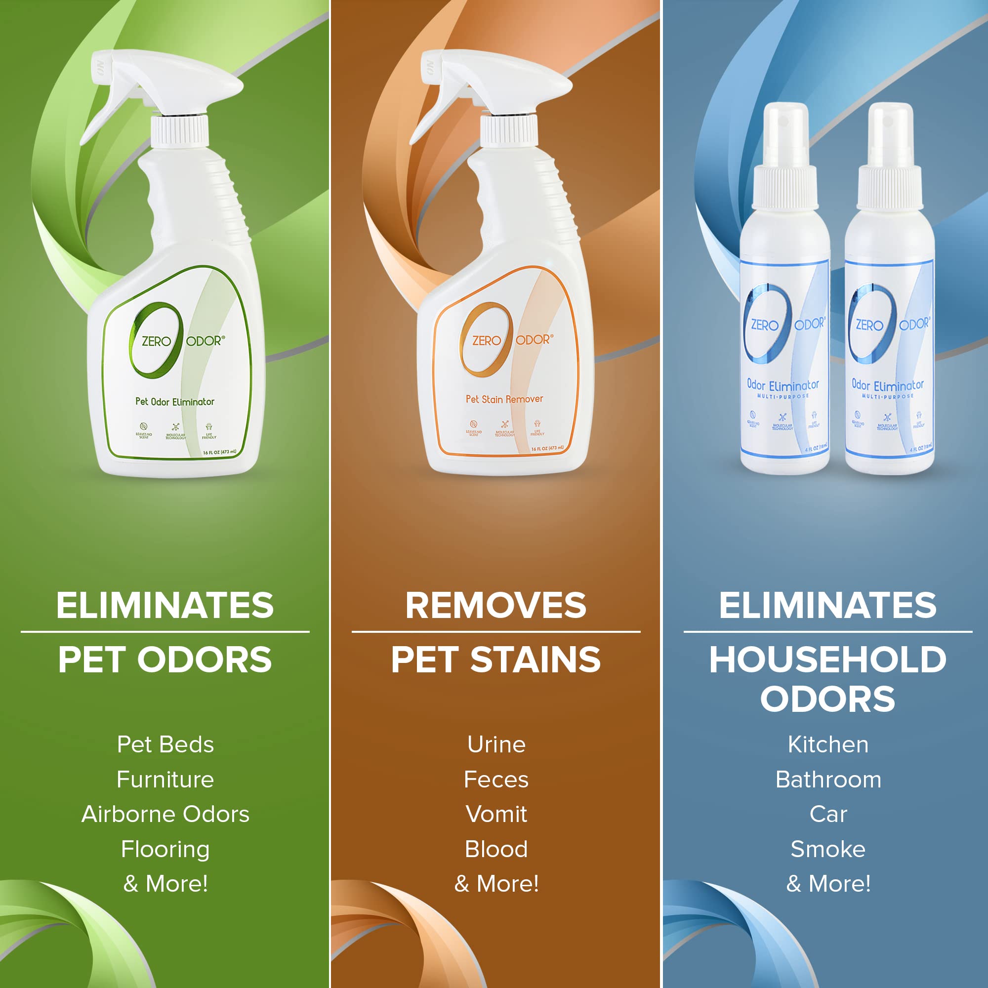 Zero Odor Zop 1064 Lover'S Kit Dogs Odor Eliminator