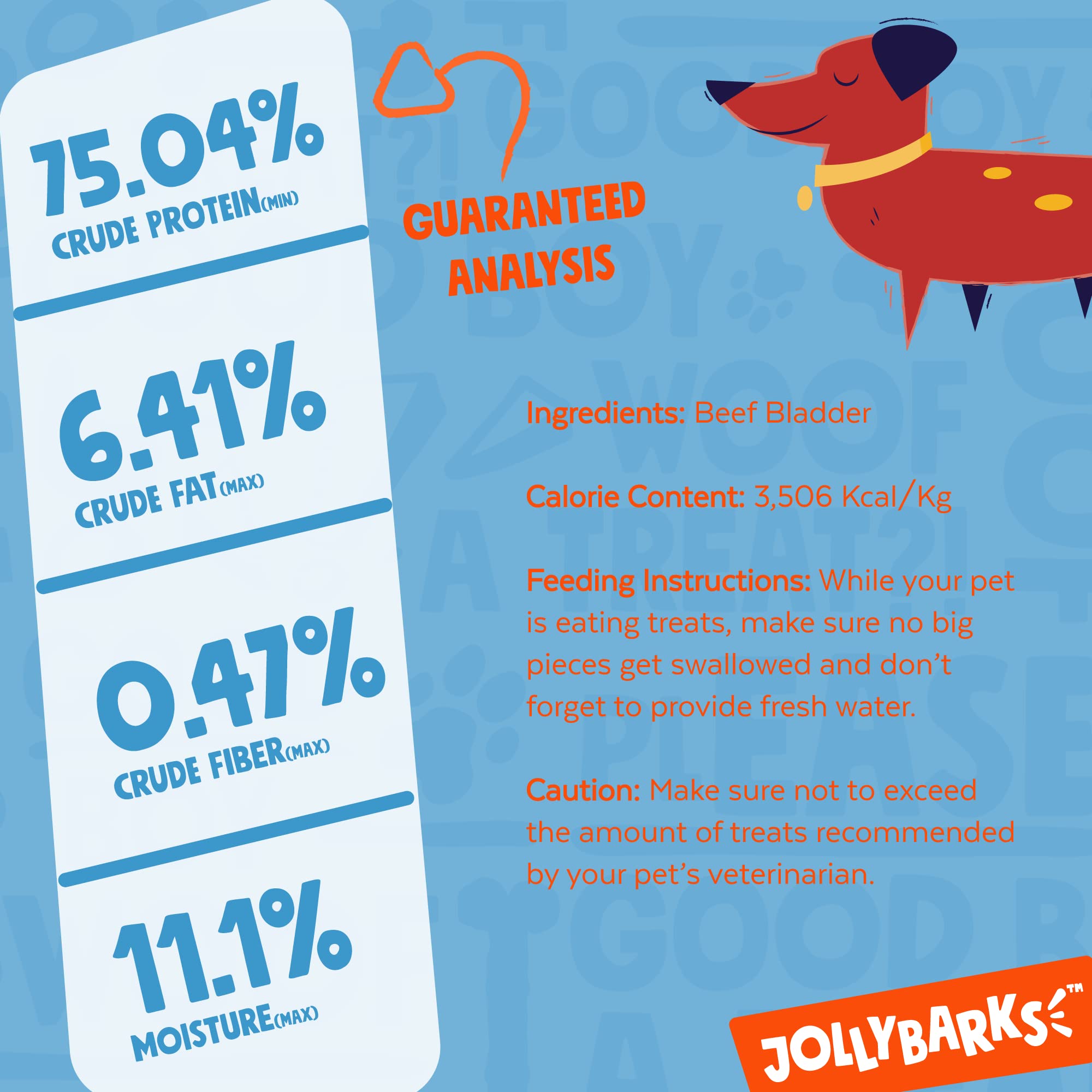 Jolly Barks 6 Baby Bully Sticks for Small Dogs  All Natural Single Ingredient Dog Treat  Beef Baby Bully Sticks for Puppies Teet