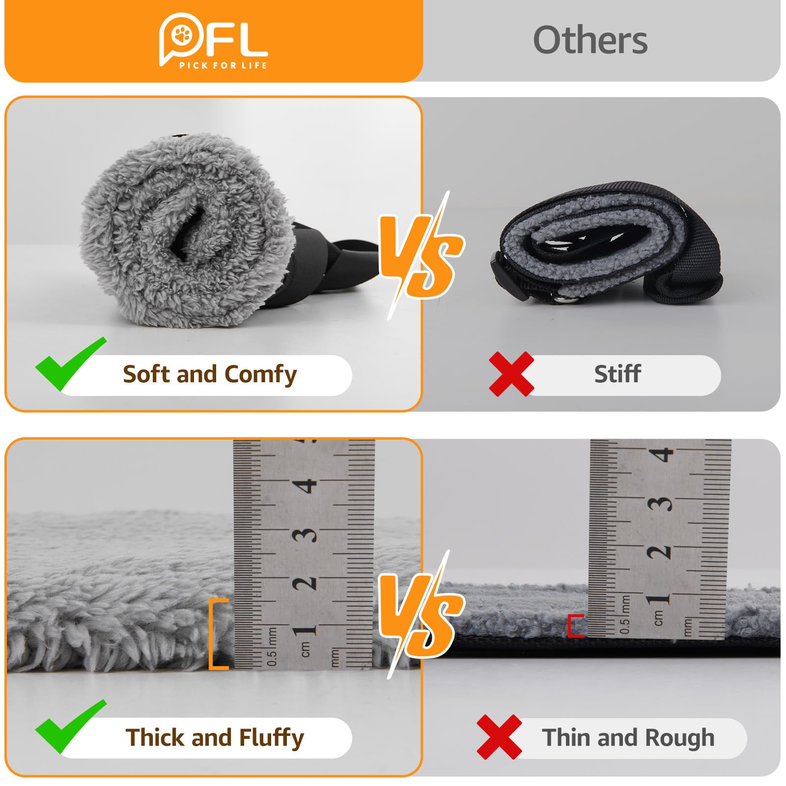 Adjustable Dog Lift Harness, Dog Sling For Large Dogs Hind Leg Support, Soft Lift Support Helps Senior, Injured, Disabled And Af