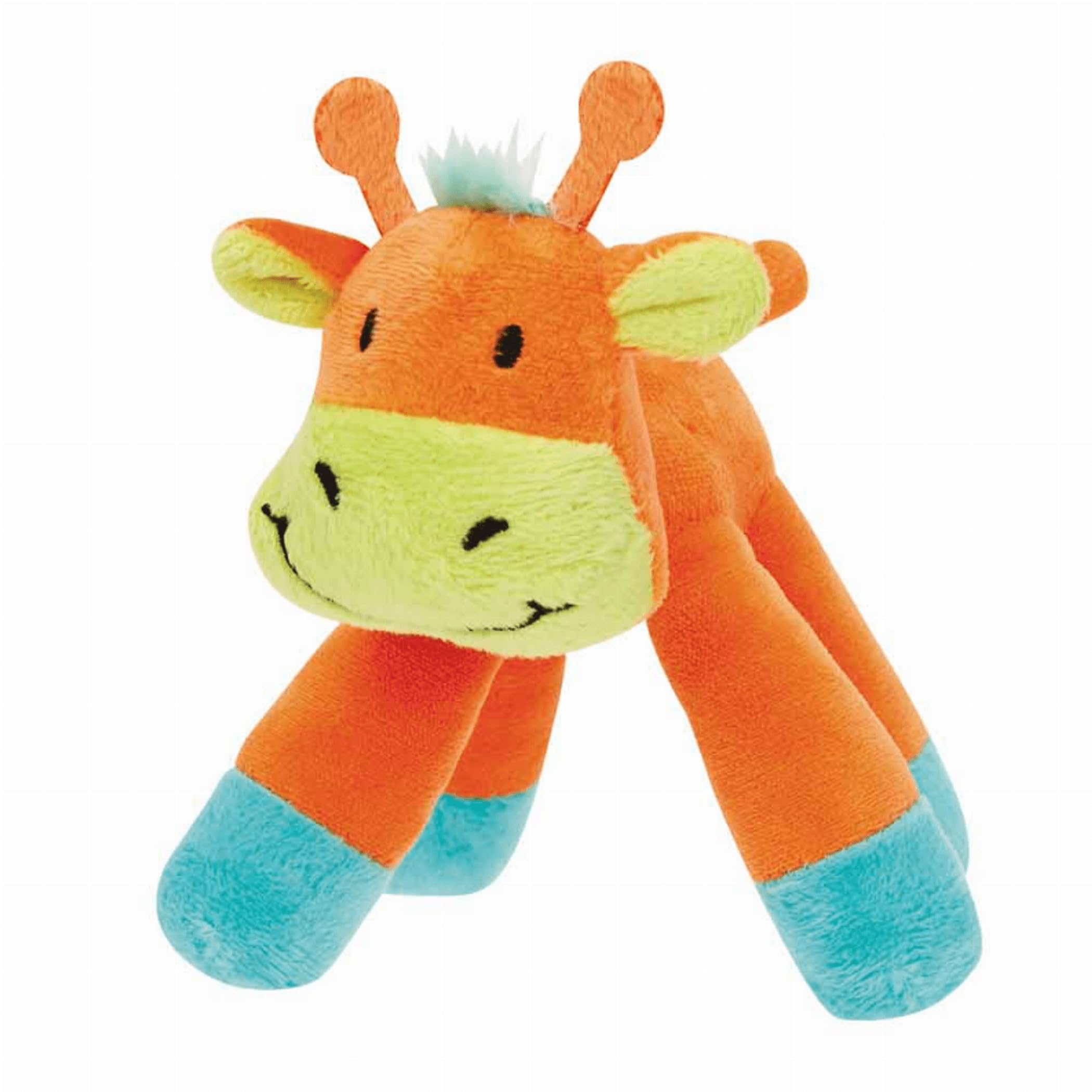Petedge Chomper Mini Long Legs Safari Pals Dog Toy - Elephant